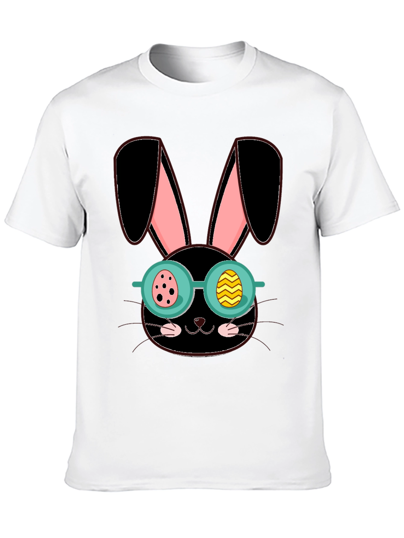 Easter Bunny T-Shirt with Egg Glasses