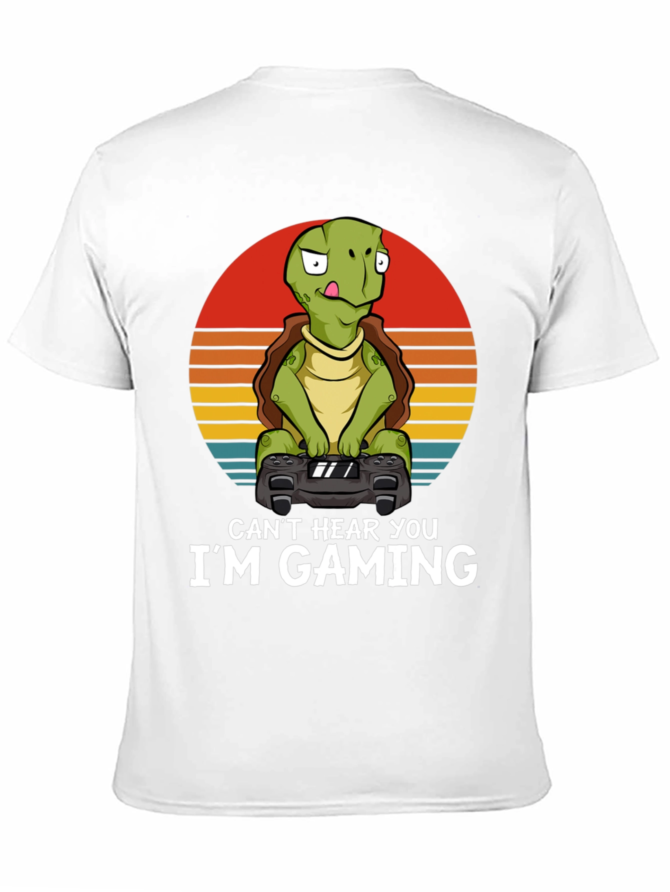Gamer Turtle T-Shirt - Cant Hear You Im Gaming