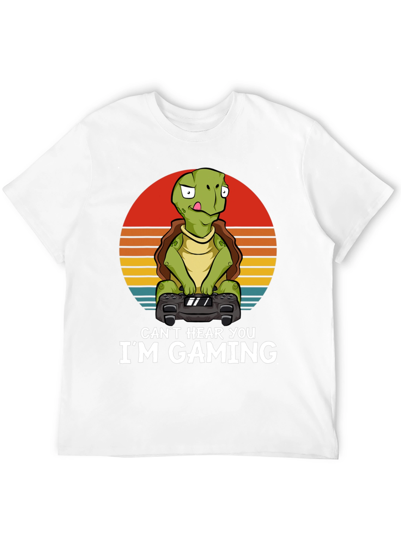 Gamer Turtle T-Shirt - Cant Hear You Im Gaming