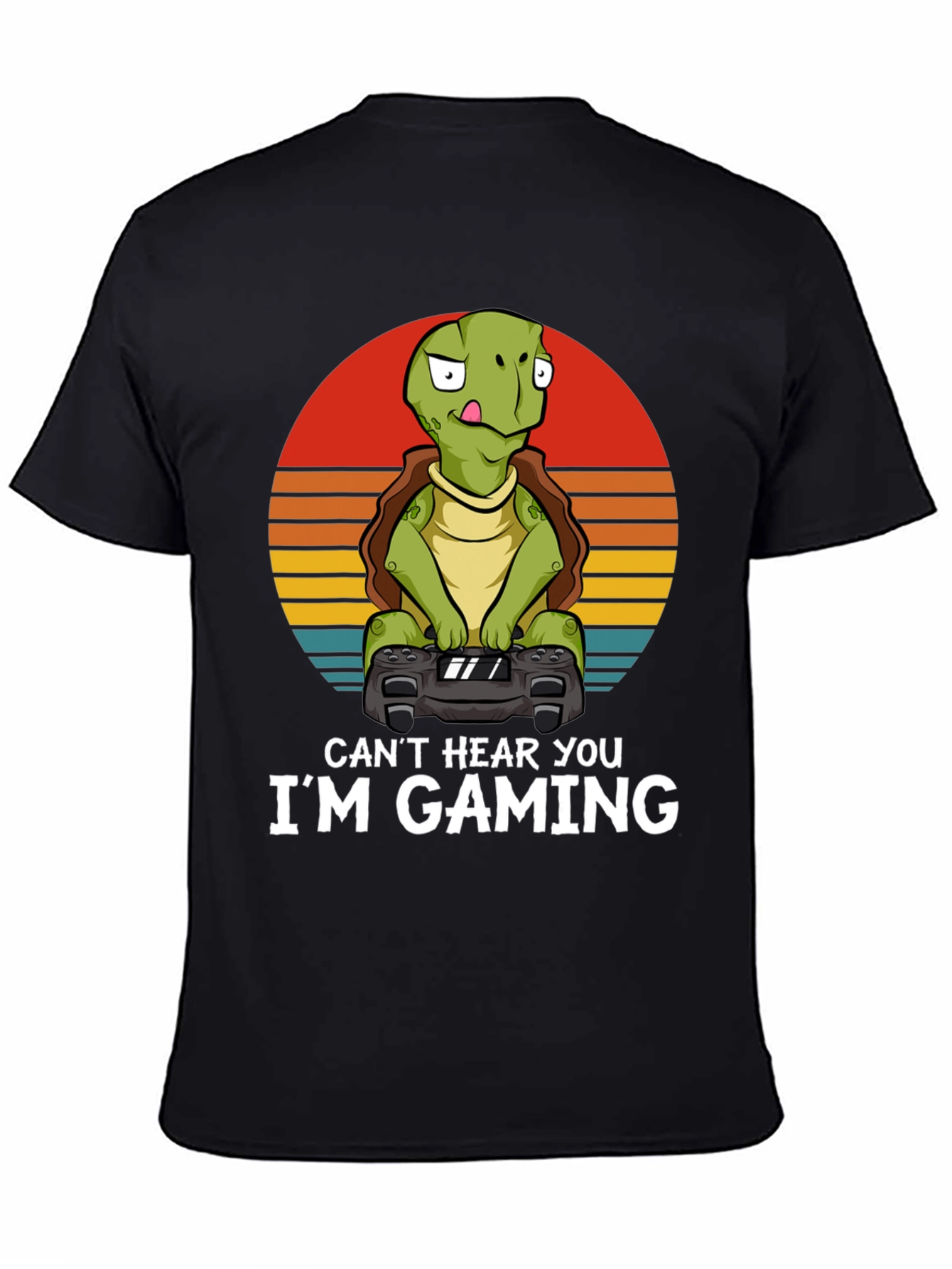 Gamer Turtle T-Shirt - Cant Hear You Im Gaming