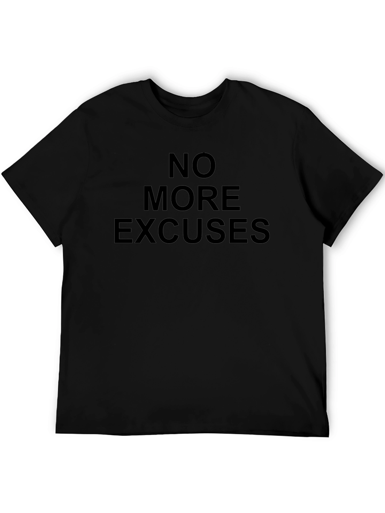 No More Excuses T-Shirt | Motivational Gym Apparel