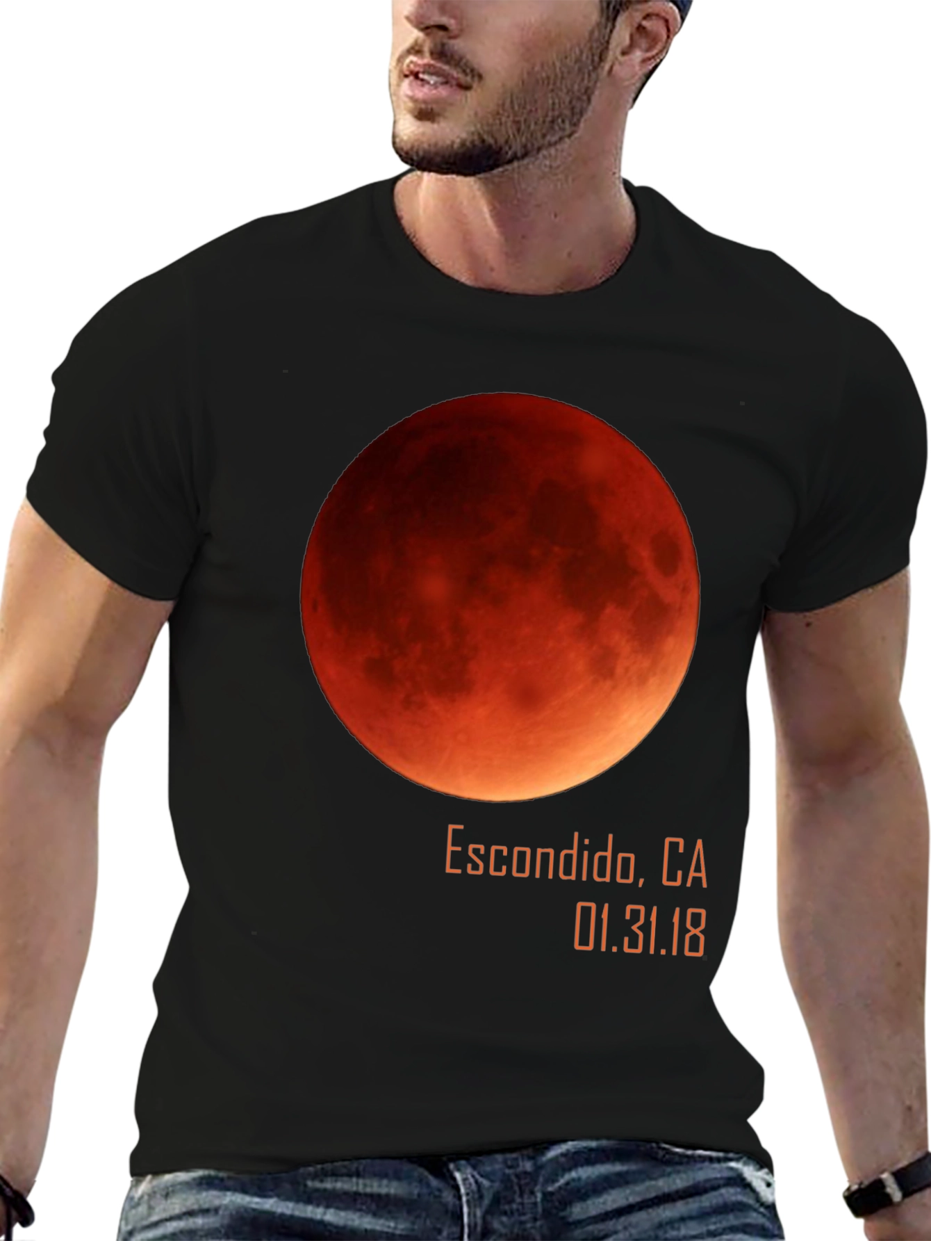 Blood Moon Lunar Eclipse Escondido CA T-Shirt