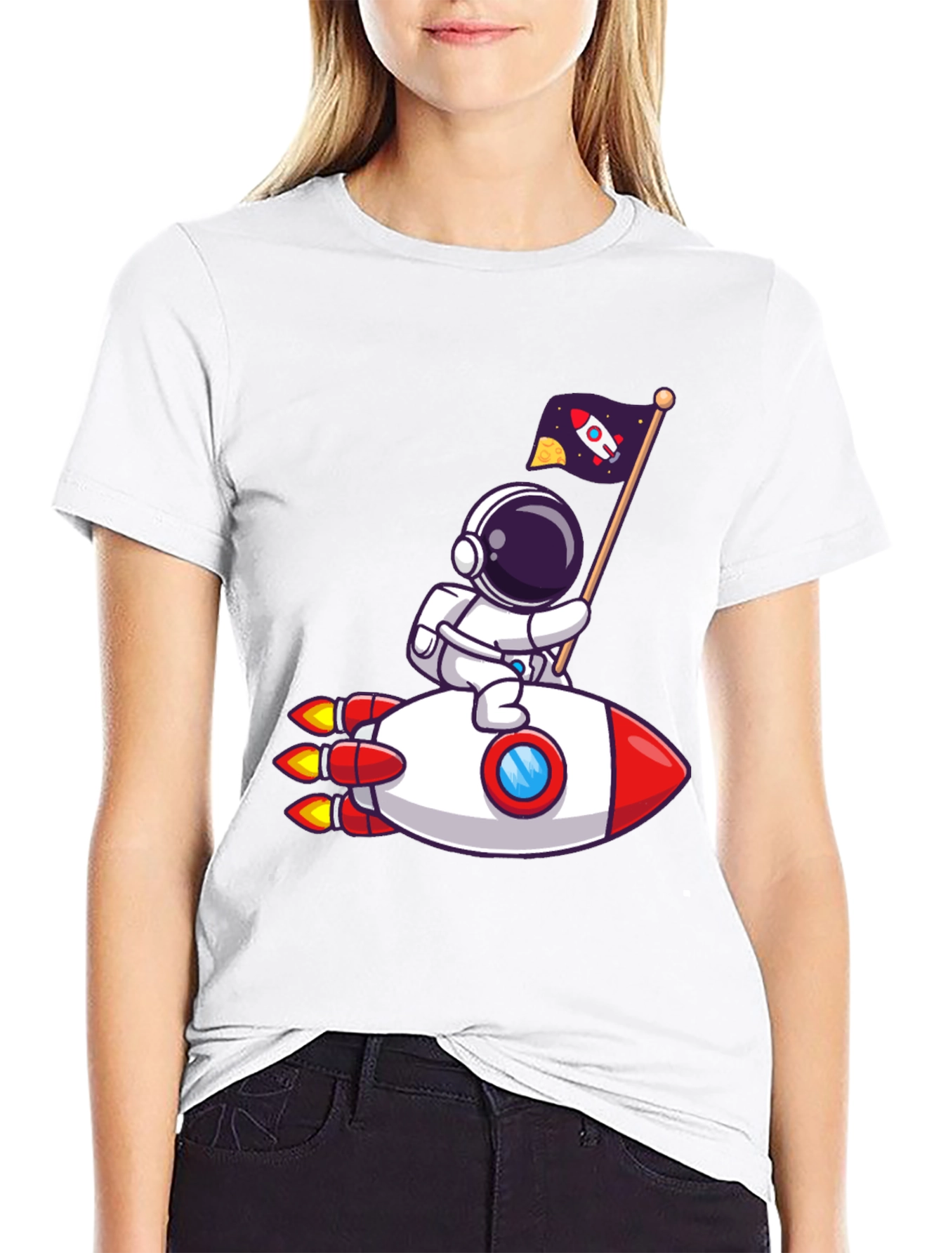 Astronaut Rocket T-Shirt - Space Adventure!