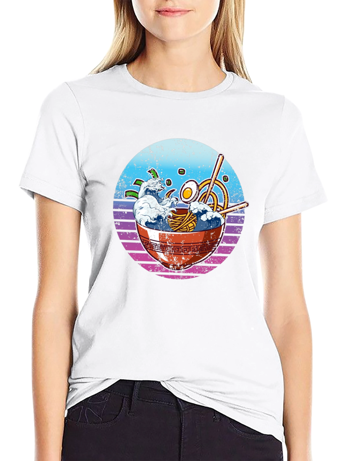 Ramen Wave T-Shirt - Unique Graphic Tee