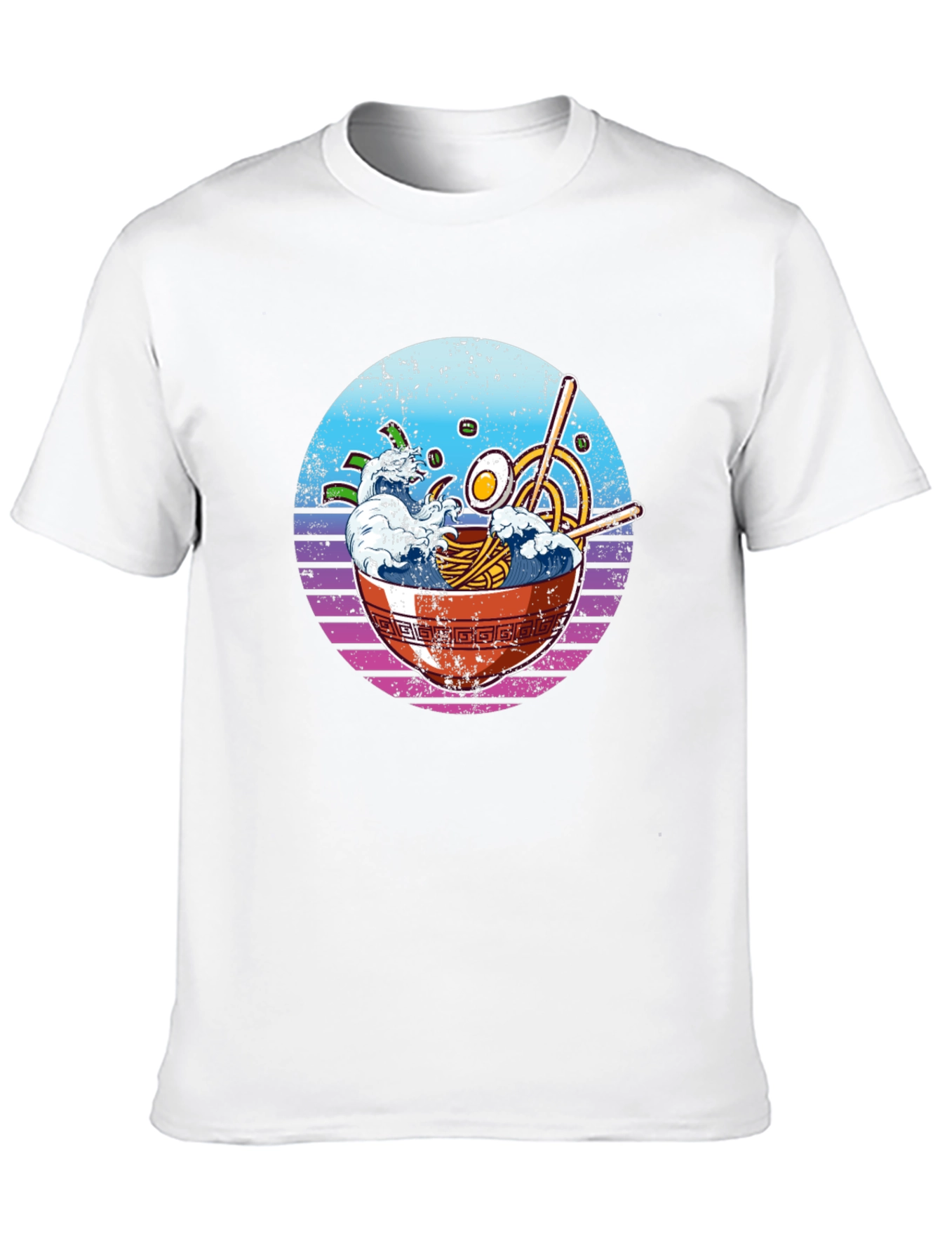Ramen Wave T-Shirt - Unique Graphic Tee