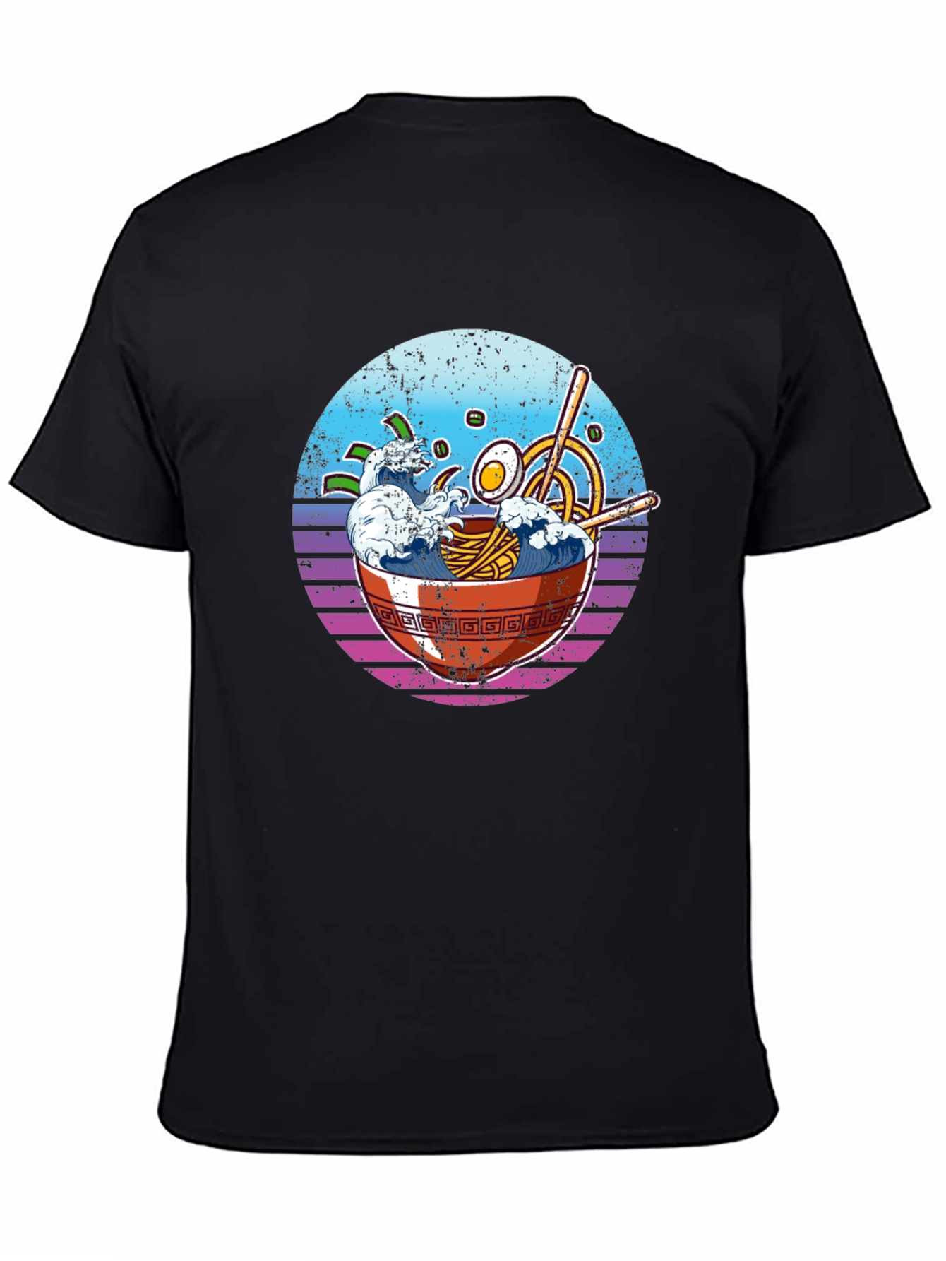 Ramen Wave T-Shirt - Unique Graphic Tee