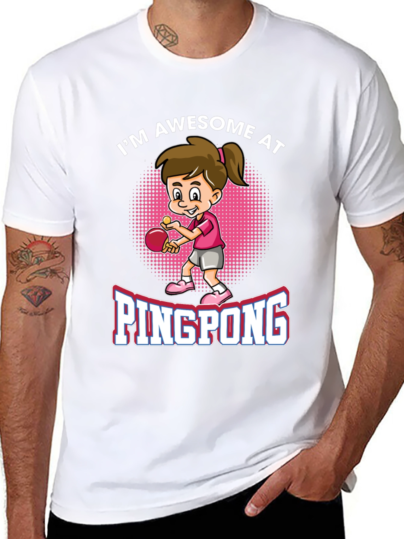 Awesome Ping Pong Girls T-Shirt