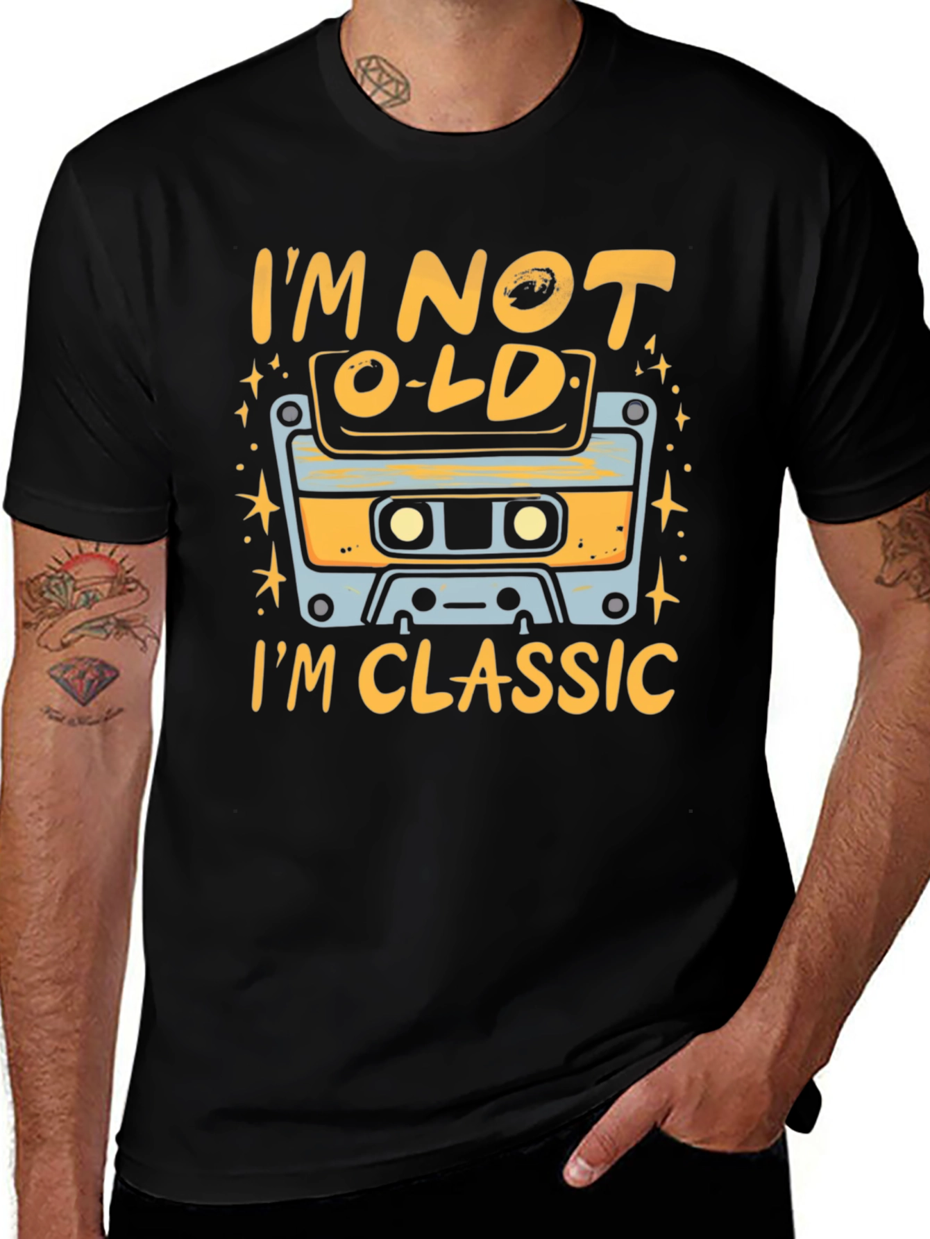 Retro Im Not Old Im Classic Cassette Tape T-Shirt