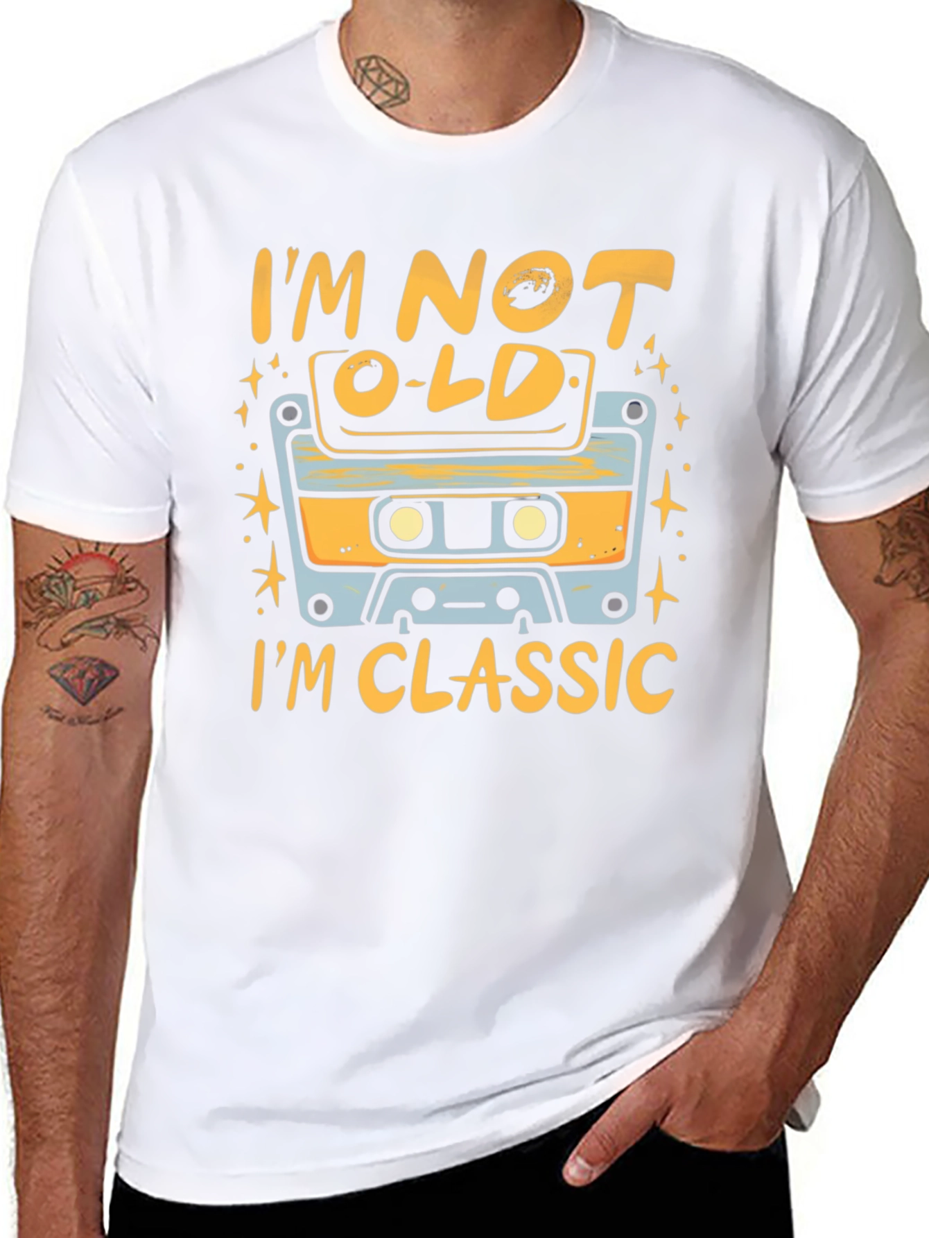 Retro Im Not Old Im Classic Cassette Tape T-Shirt