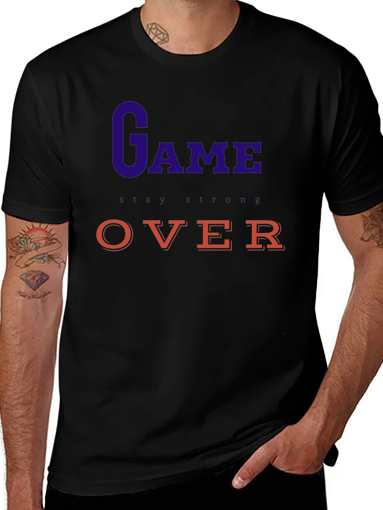 Game Over Graphic Tee - Gamer Style T-Shirt