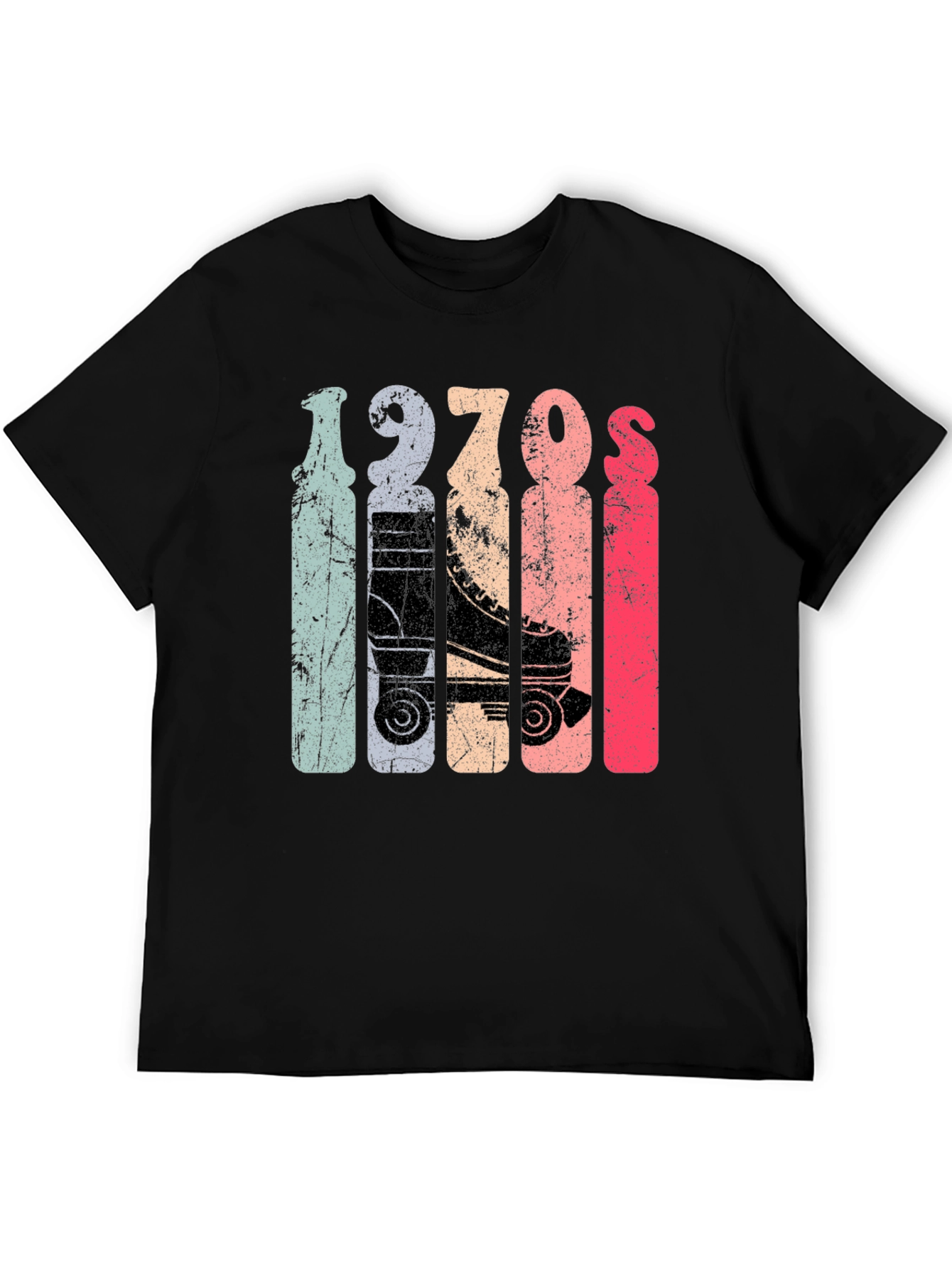Retro 1970s Roller Skate T-Shirt