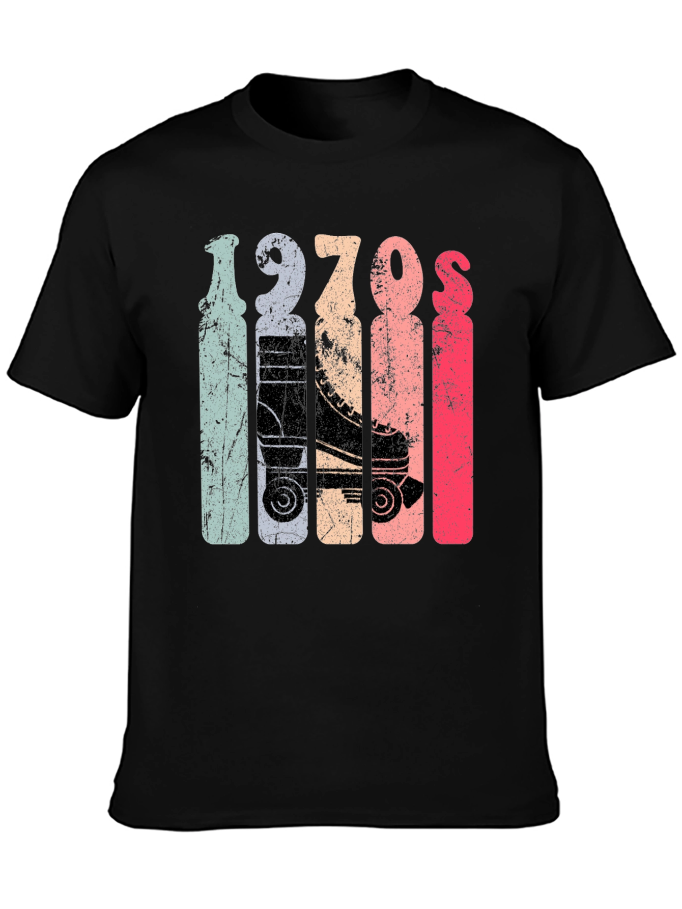 Retro 1970s Roller Skate T-Shirt