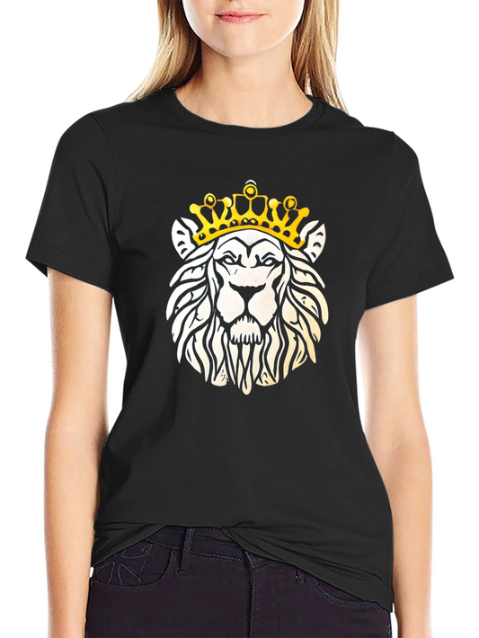 Lion Crown T-Shirt - Graphic Tee for Men