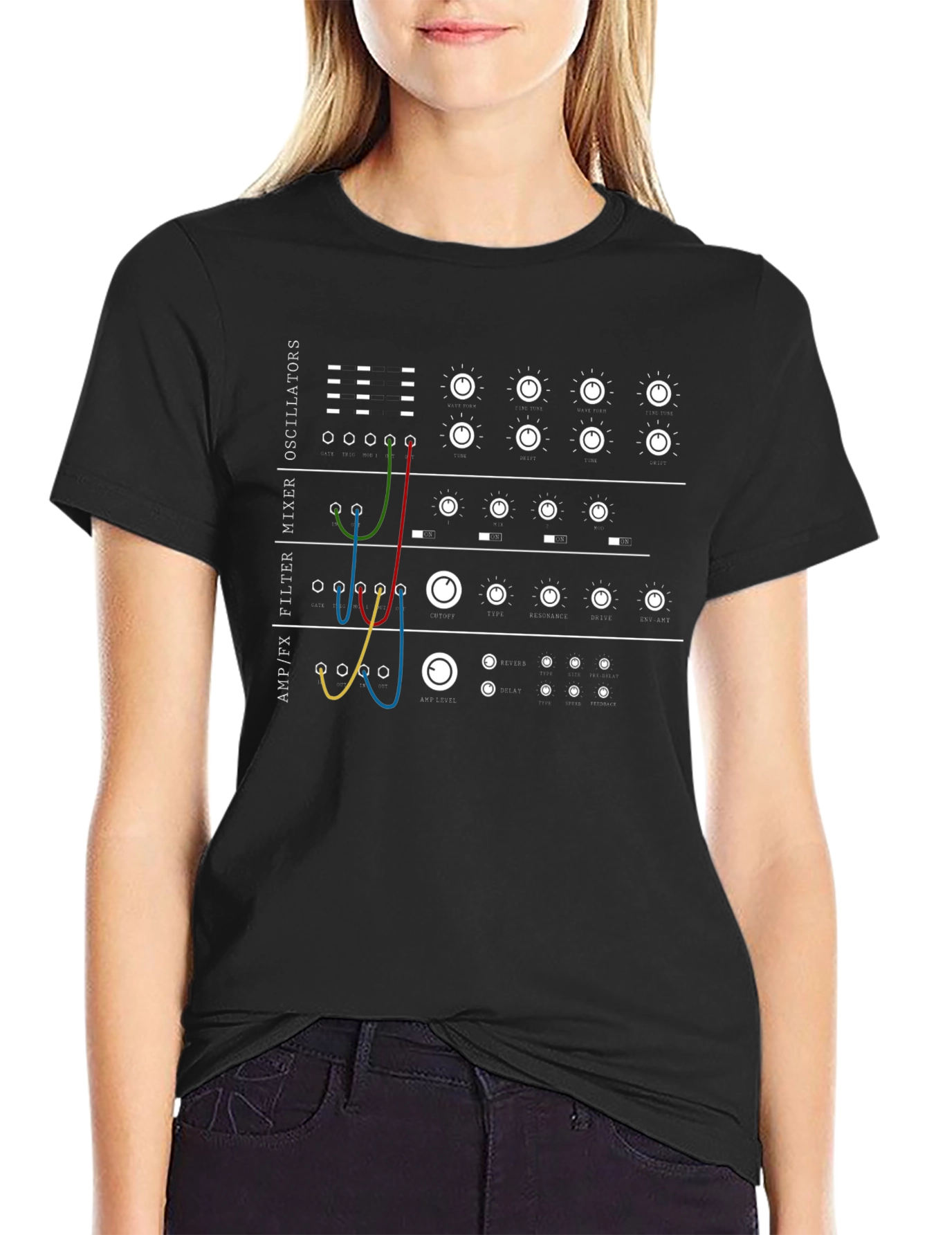 Synthesizer T-Shirt - Music Lover Tee