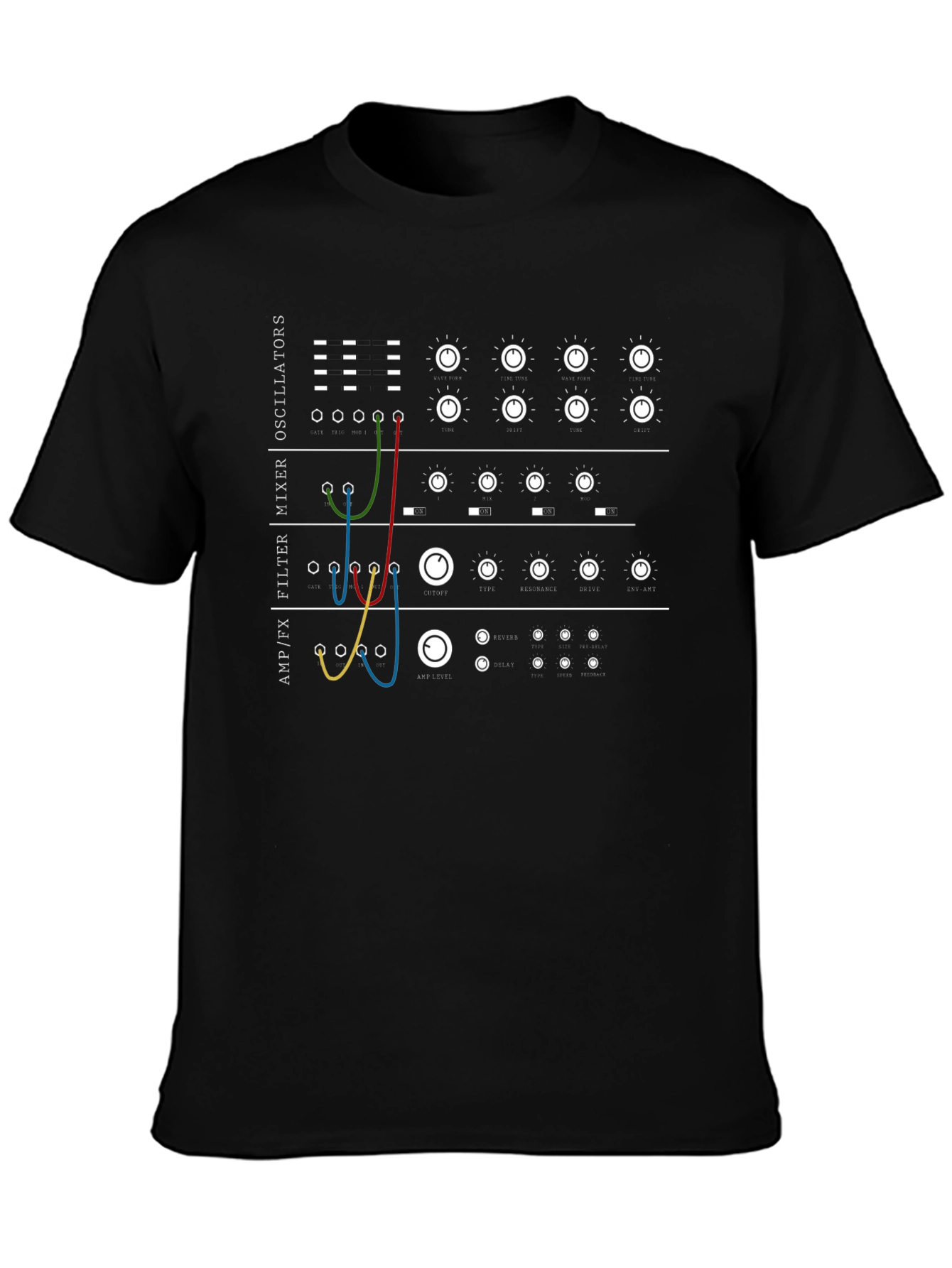 Synthesizer T-Shirt - Music Lover Tee