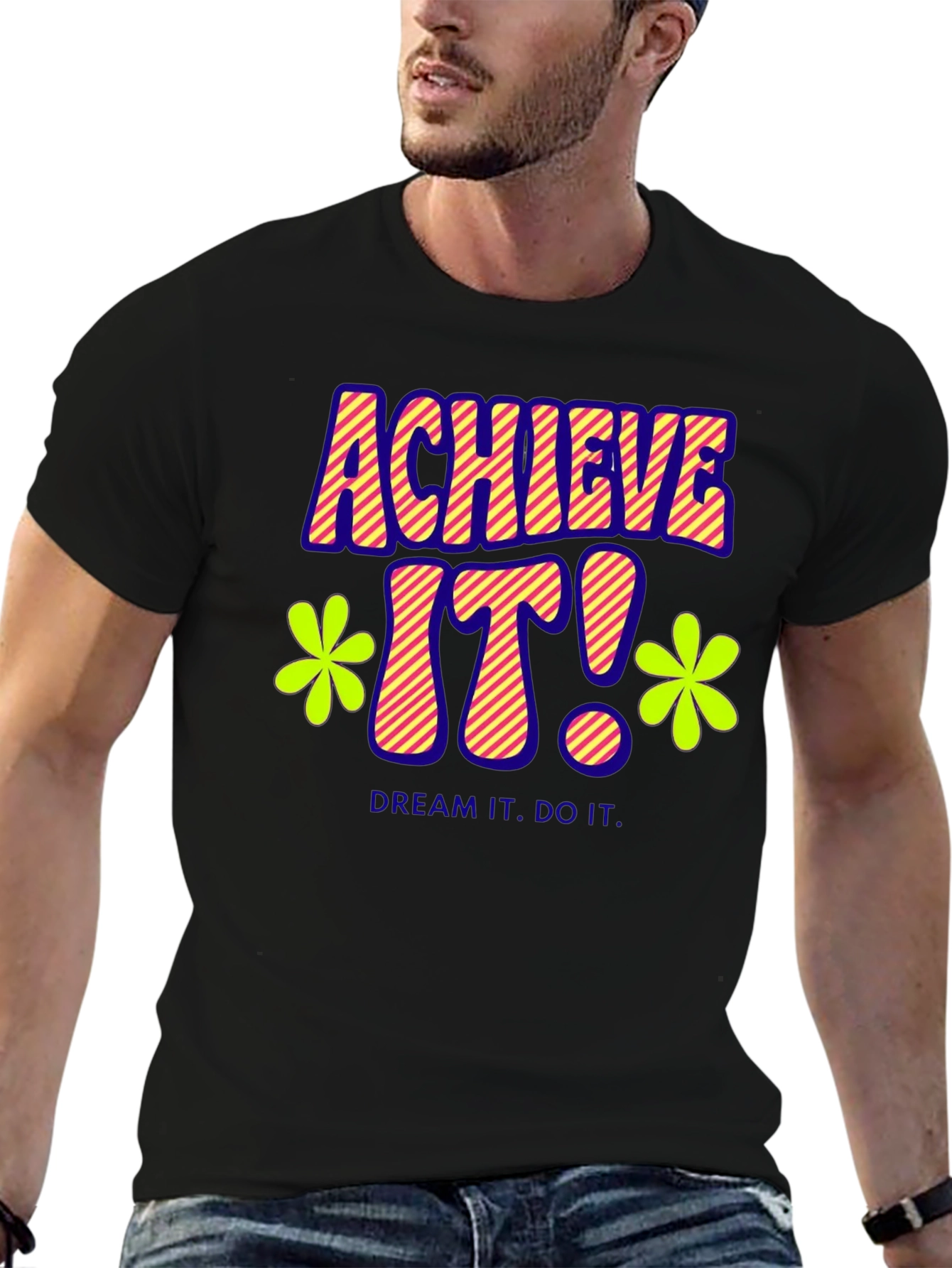 Achieve It! Graphic Print Tee