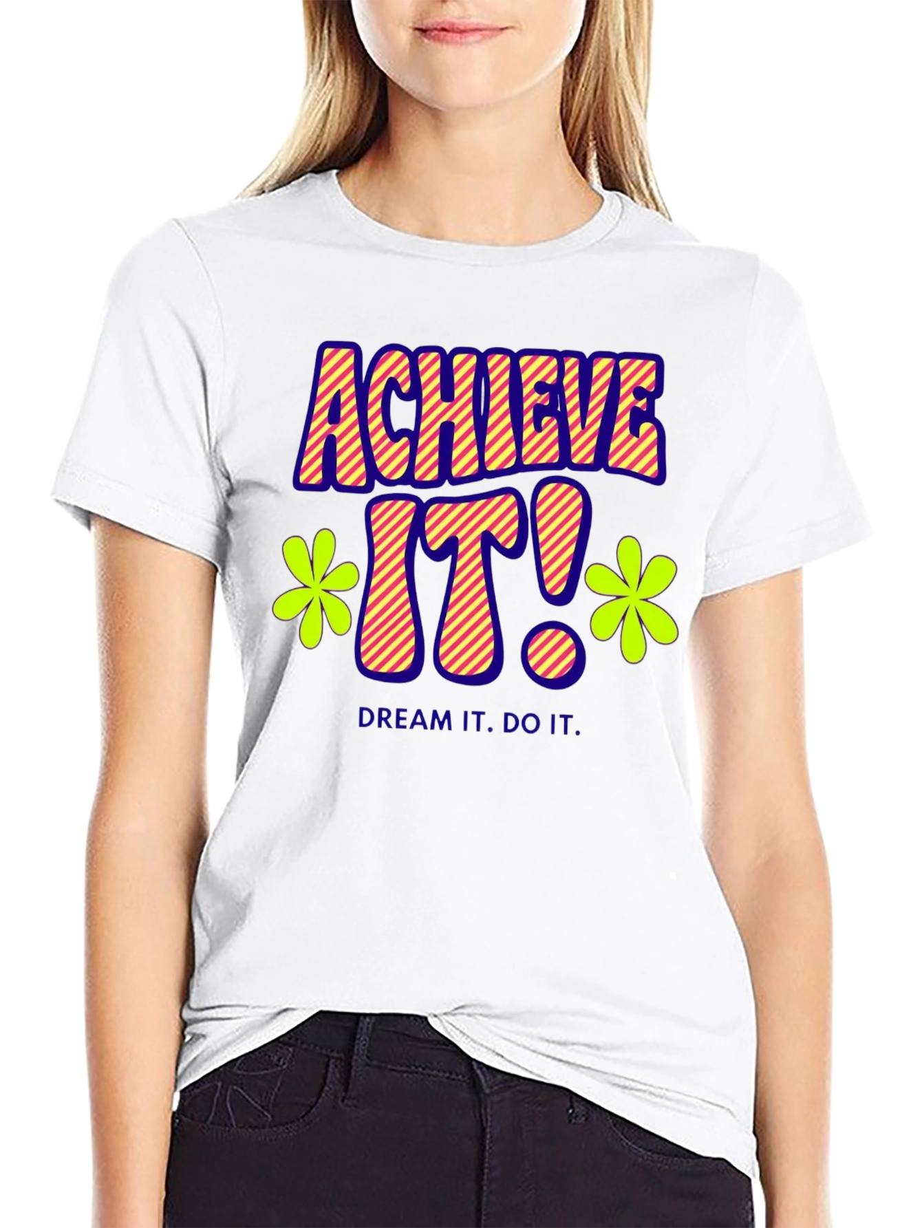 Achieve It! Graphic Print Tee