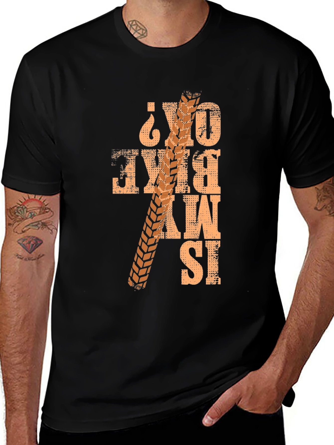 Is My Bike OK? T-Shirt - Mountain Biker Tee