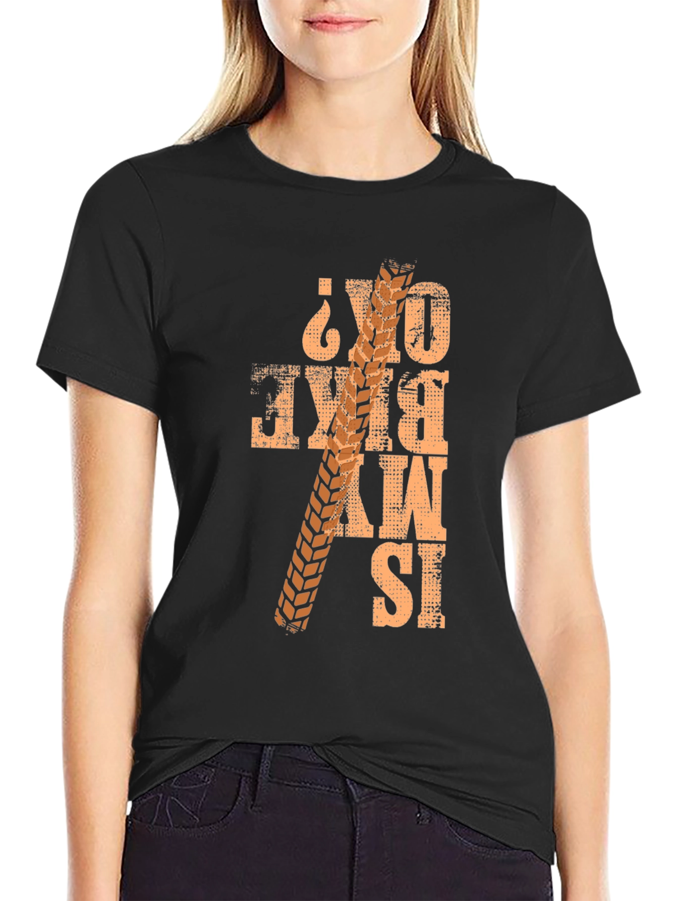 Is My Bike OK? T-Shirt - Mountain Biker Tee