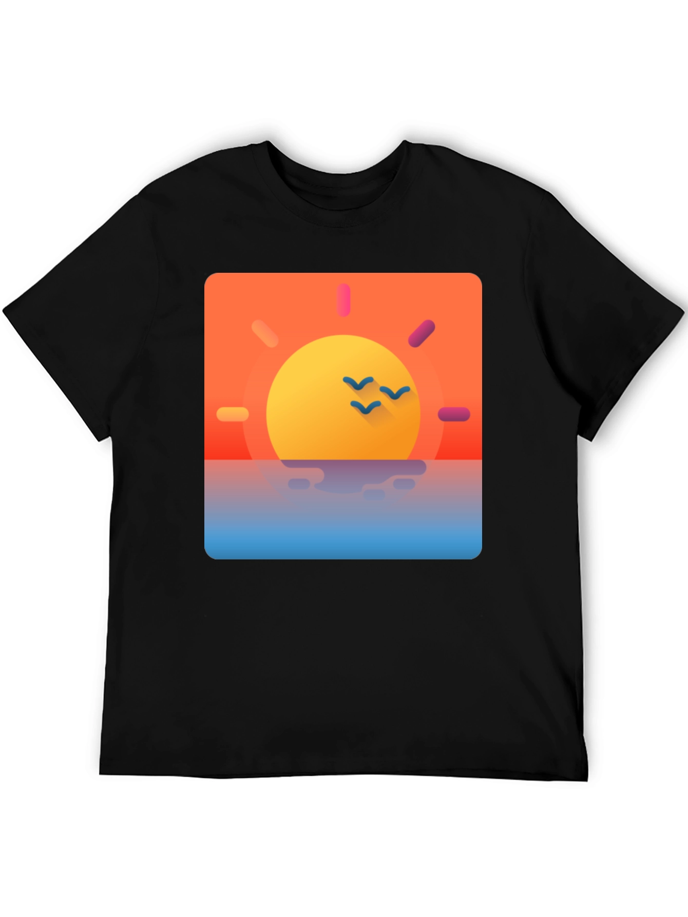 Sunset Graphic Tee - Cool Coastal Design