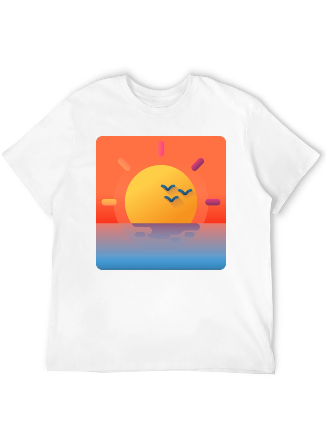 Sunset Graphic Tee - Cool Coastal Design