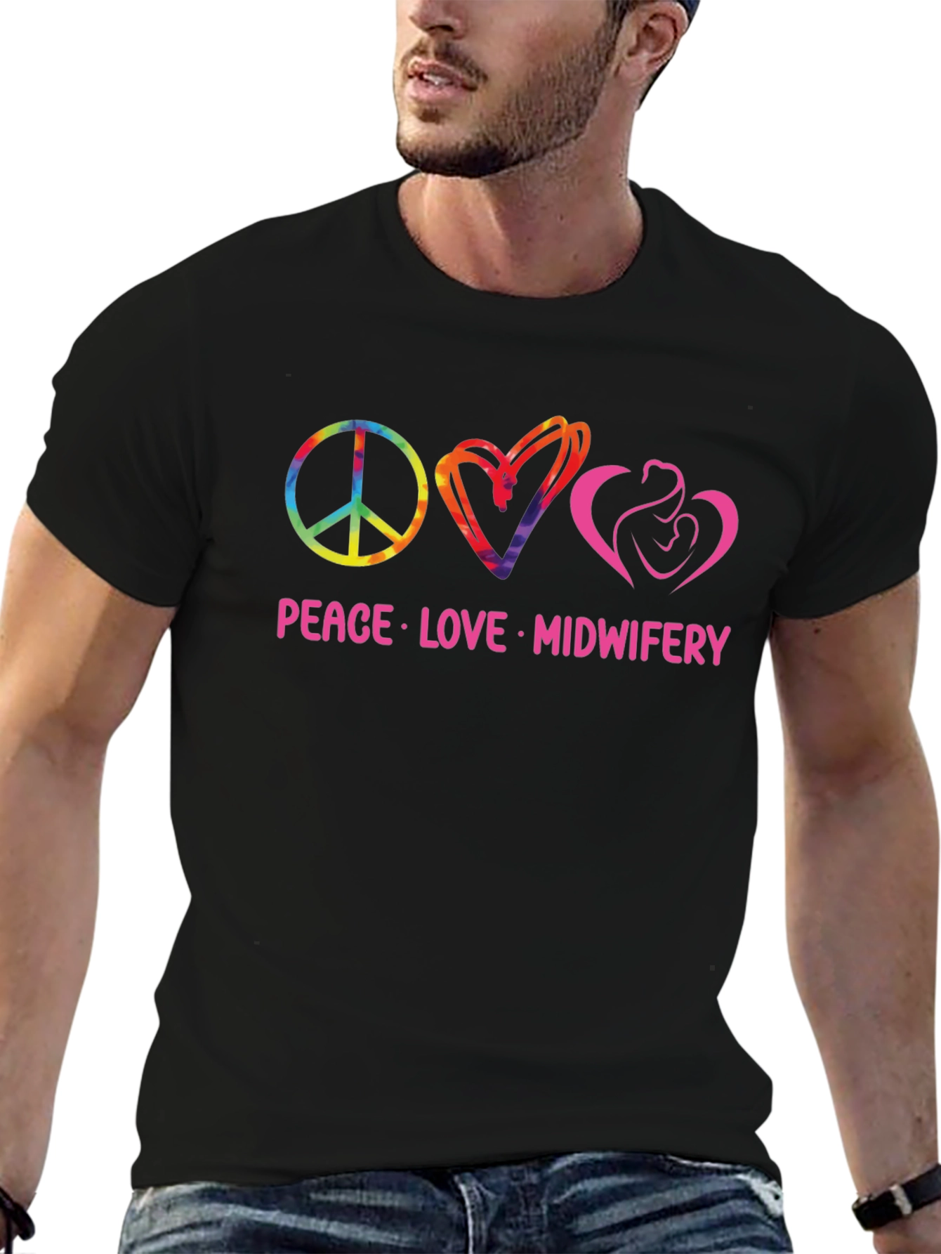Peace Love Midwifery T-Shirt
