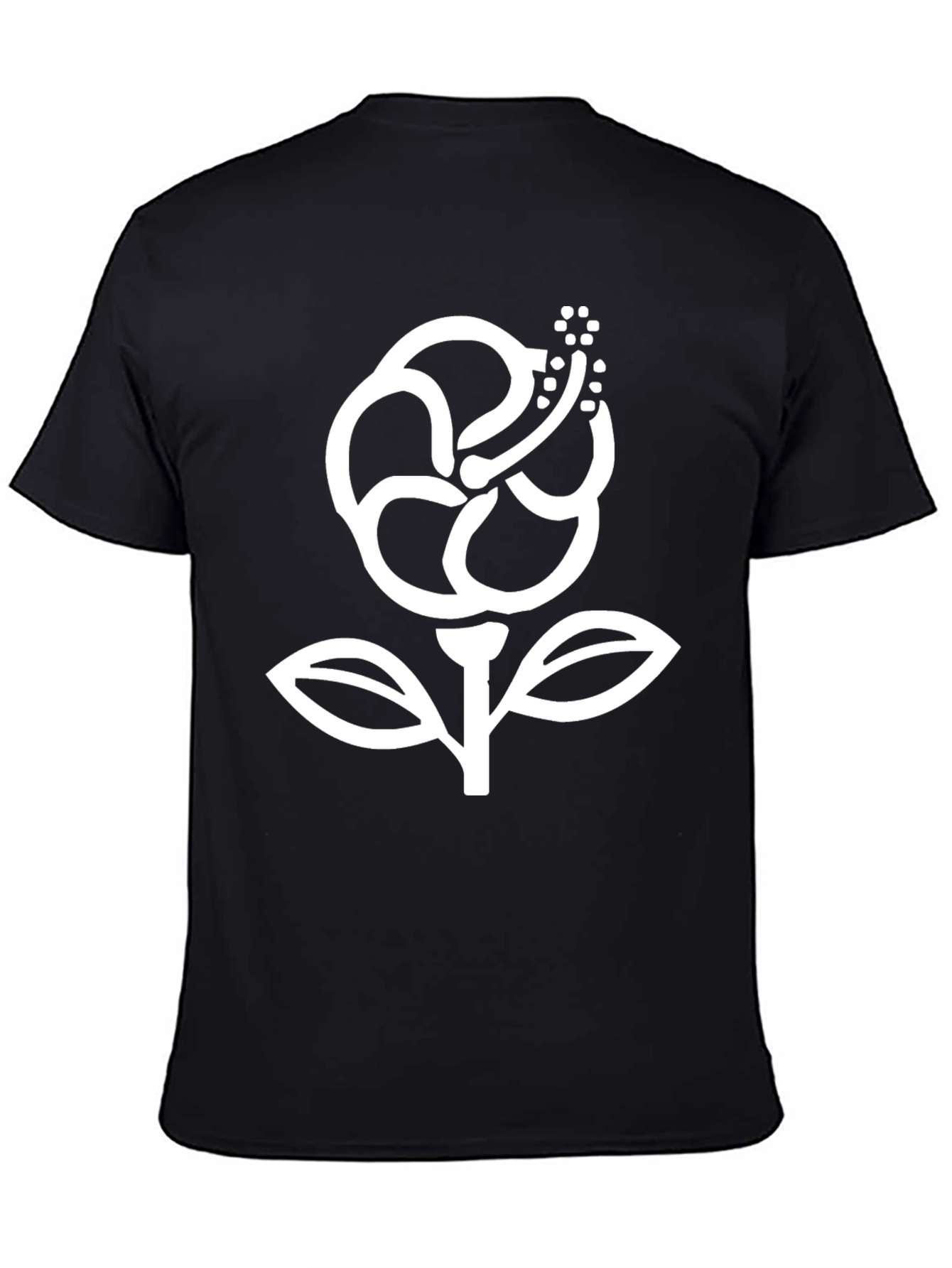 Hibiscus Graphic Tee - Modern Style