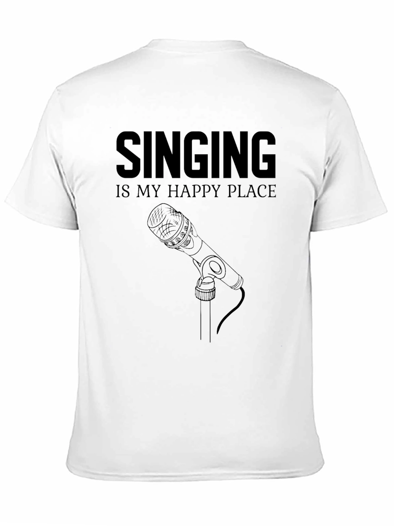 Singing is My Happy Place Graphic T-Shirt