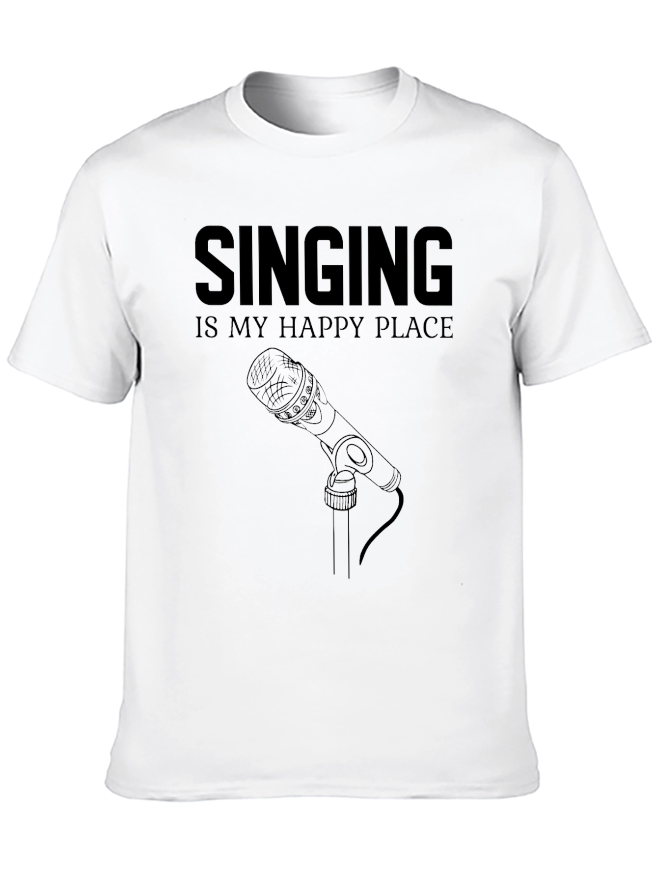 Singing is My Happy Place Graphic T-Shirt