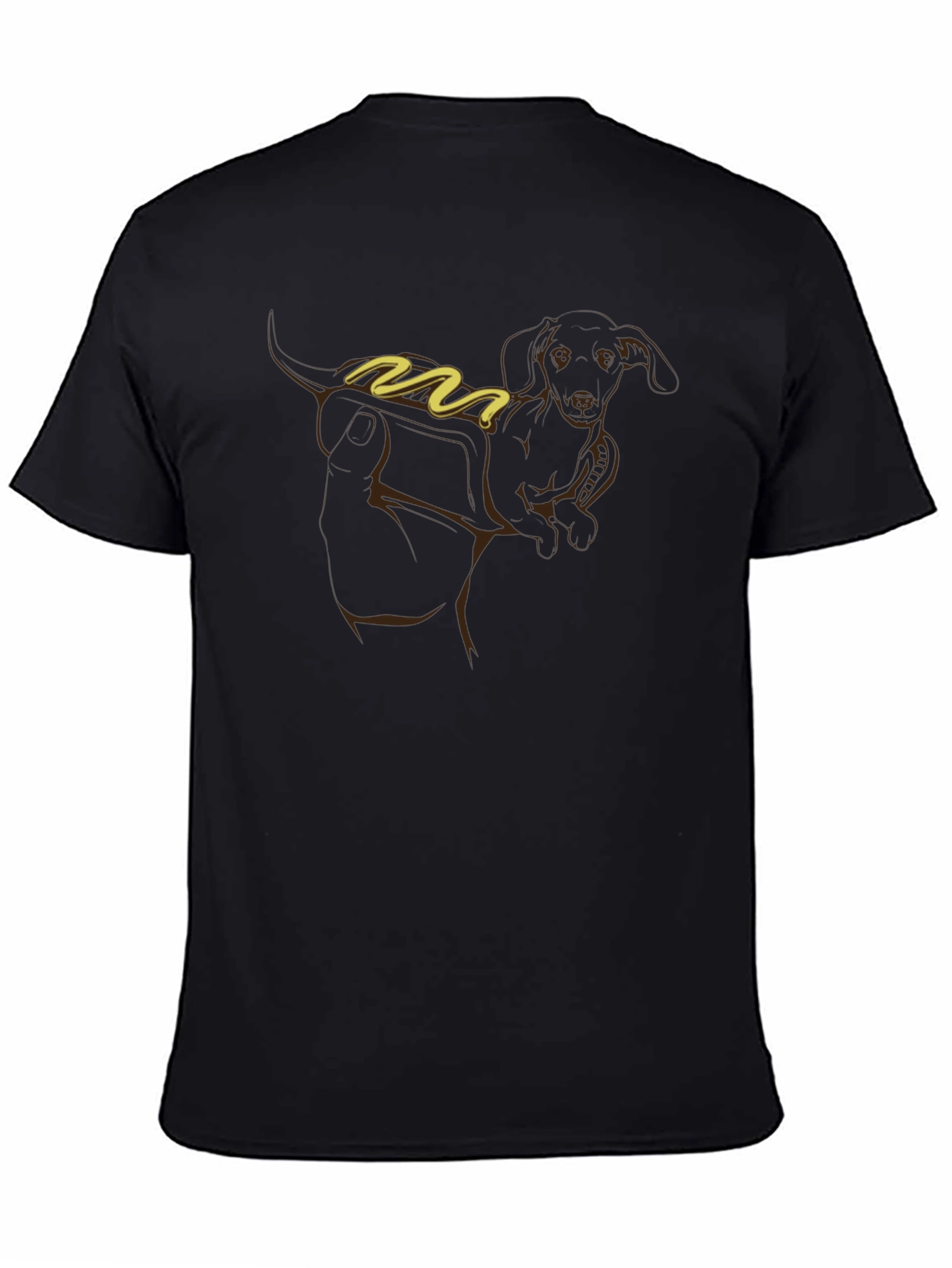 Dachshund Hotdog T-Shirt: Funny Weiner Dog Tee