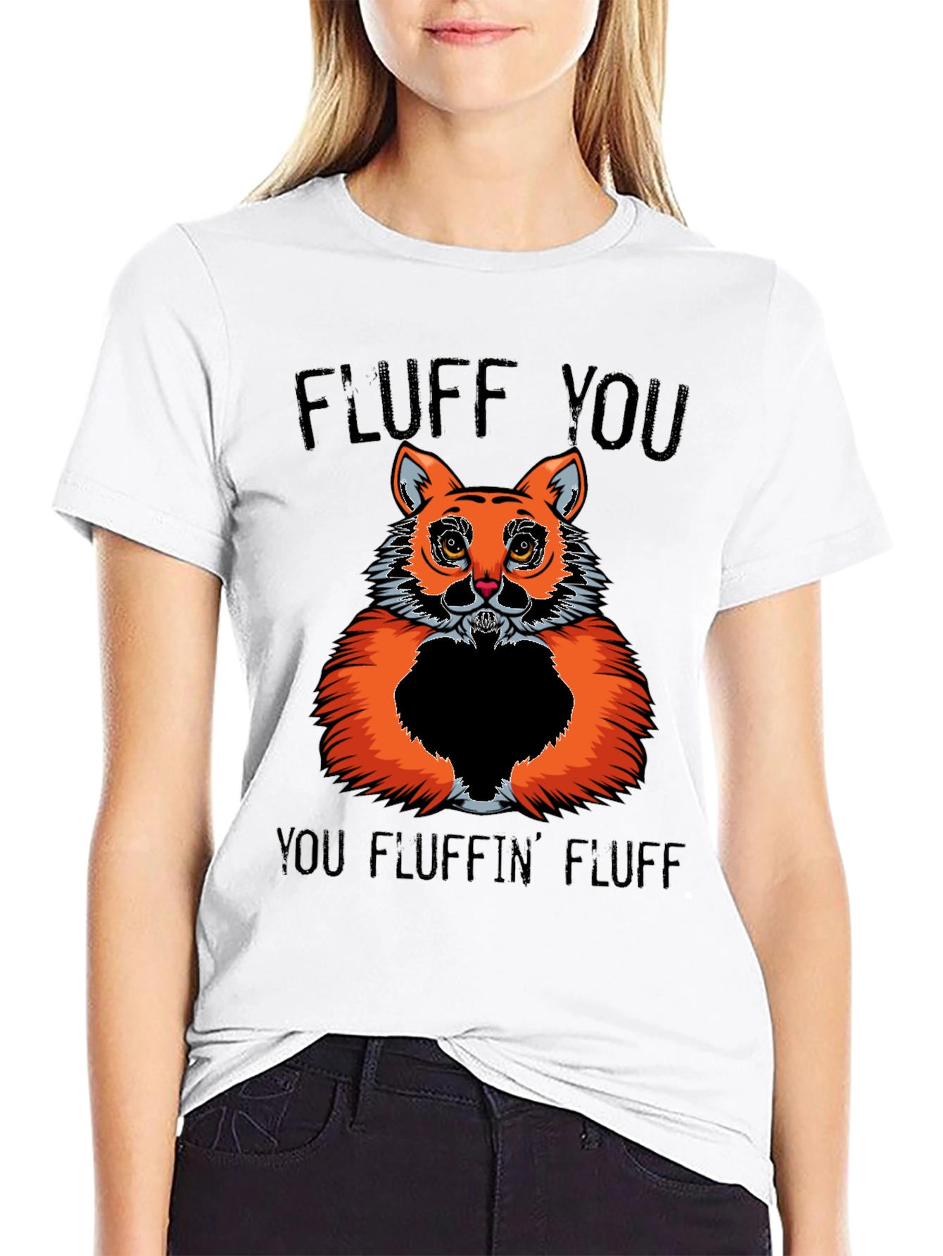 Fluff You! Graphic T-Shirt - Cat Lover Humor