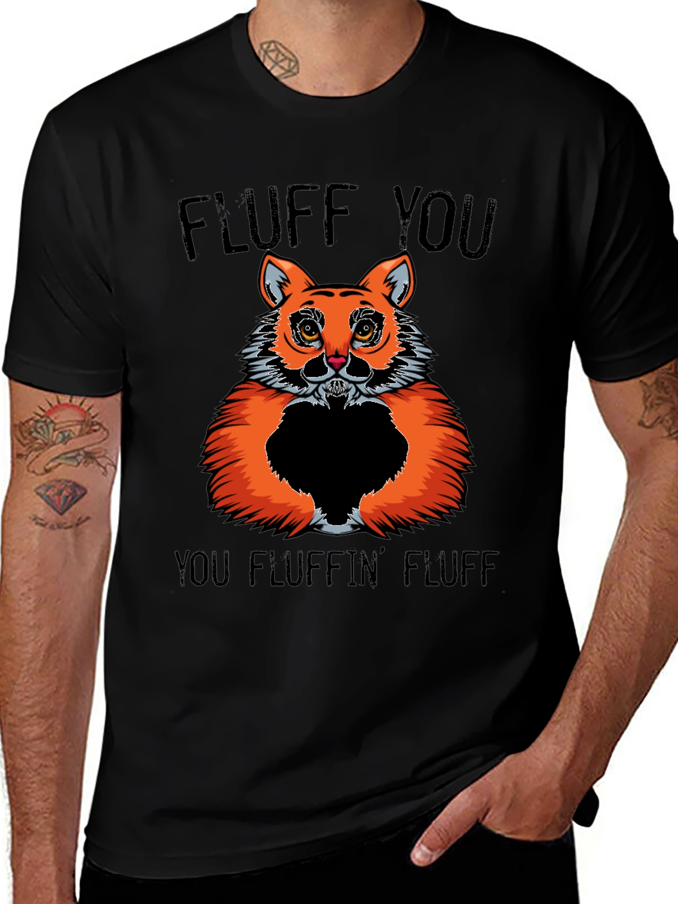 Fluff You! Graphic T-Shirt - Cat Lover Humor
