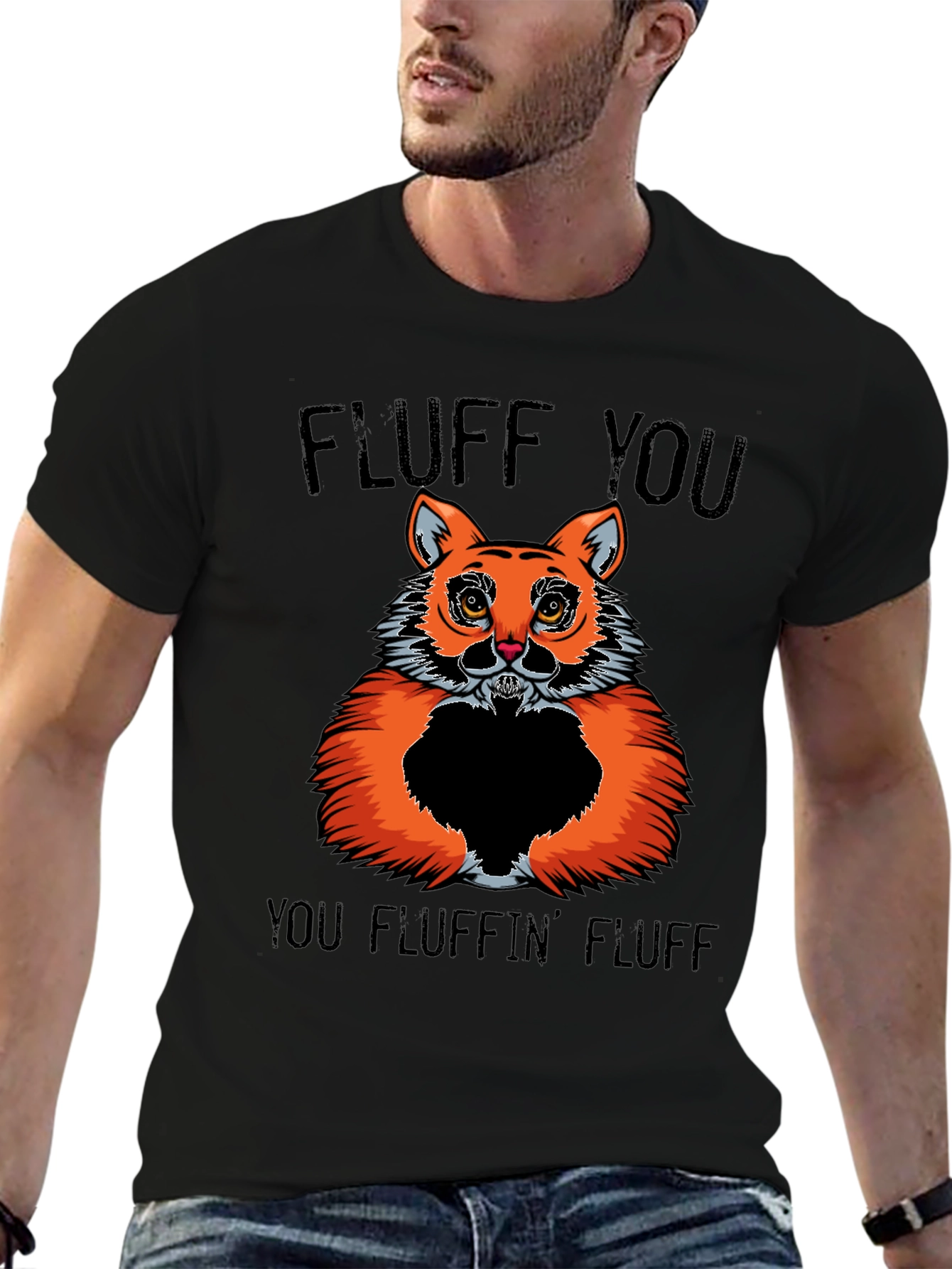 Fluff You! Graphic T-Shirt - Cat Lover Humor