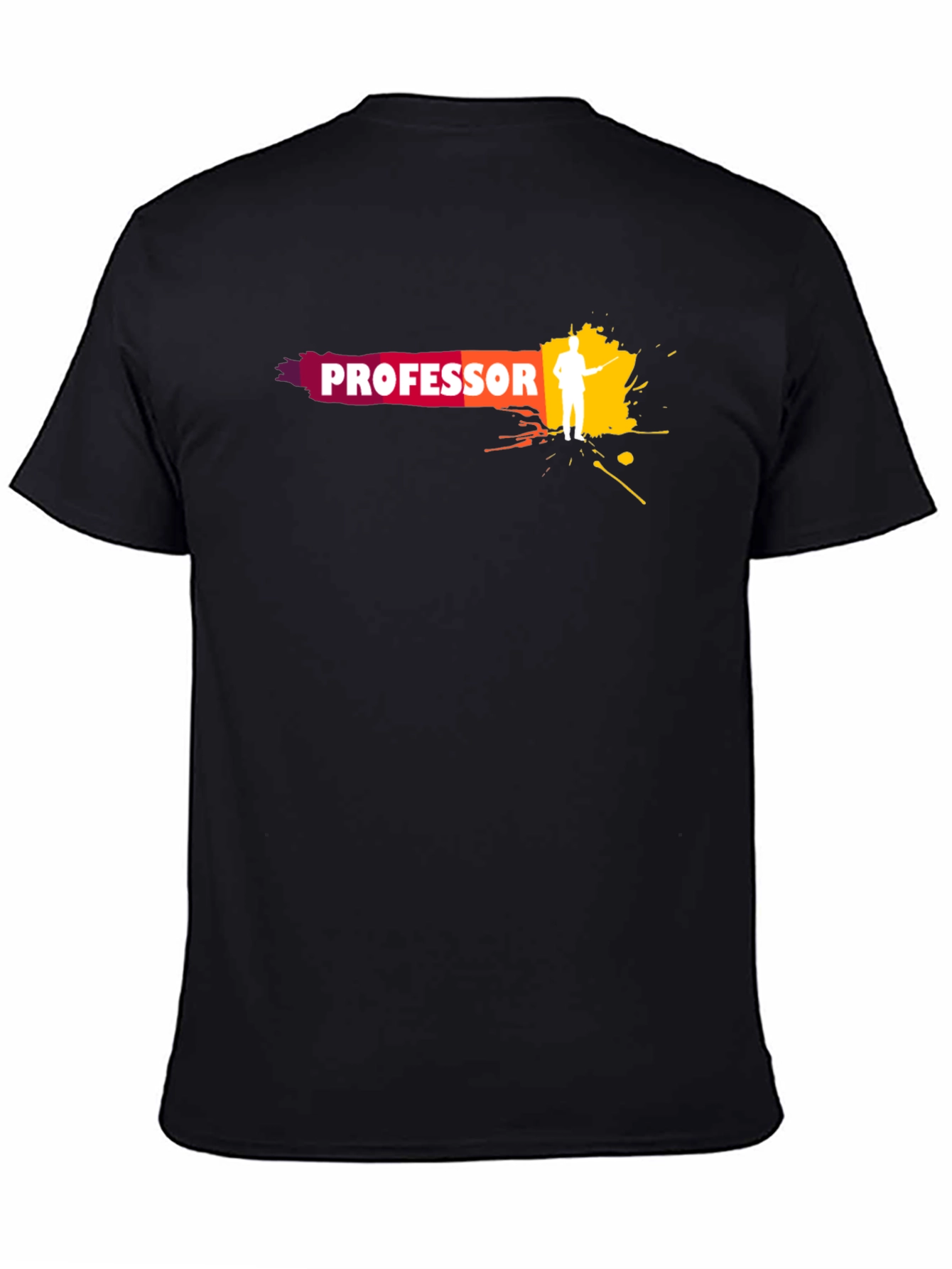 Professor Graphic Black T-Shirt