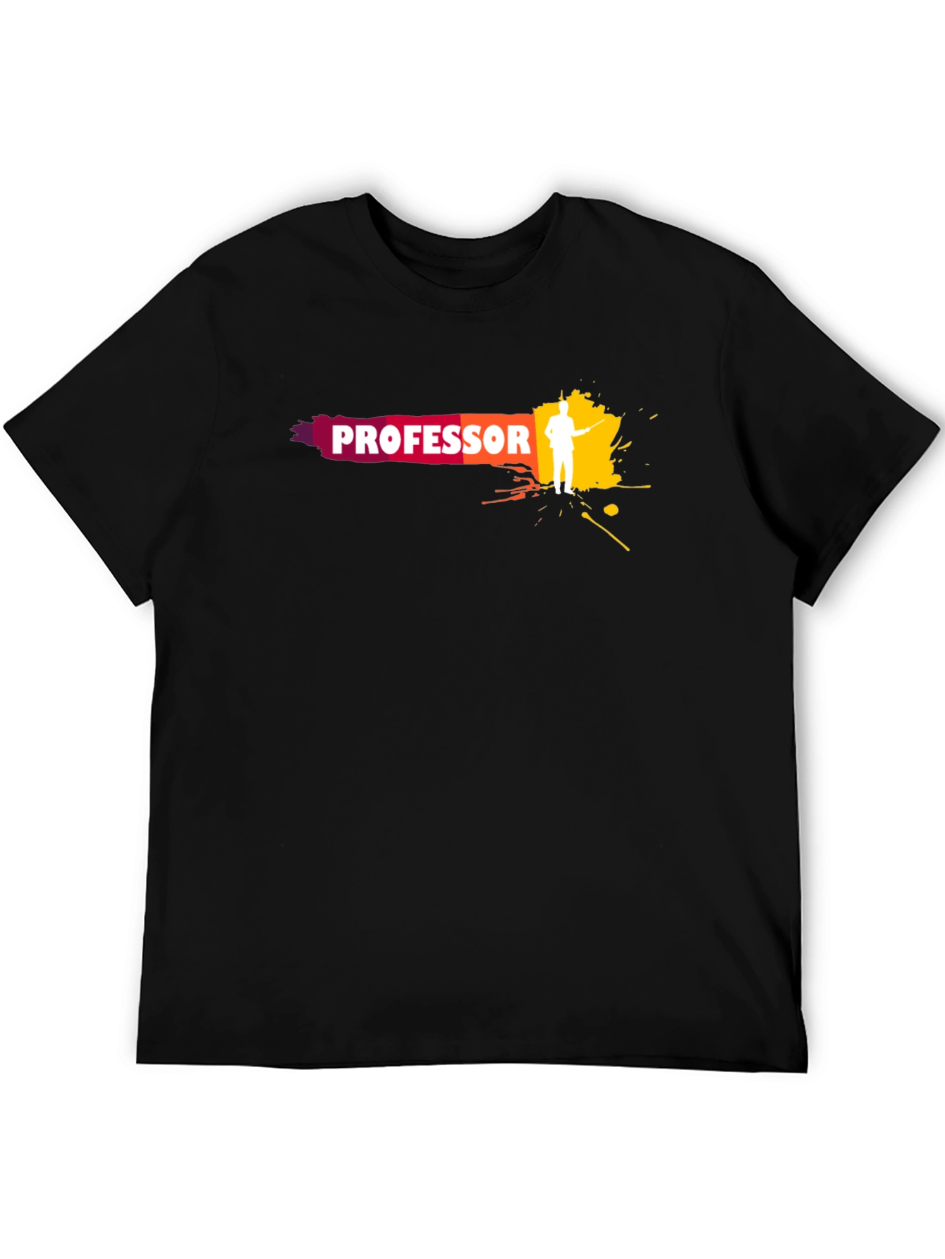 Professor Graphic Black T-Shirt