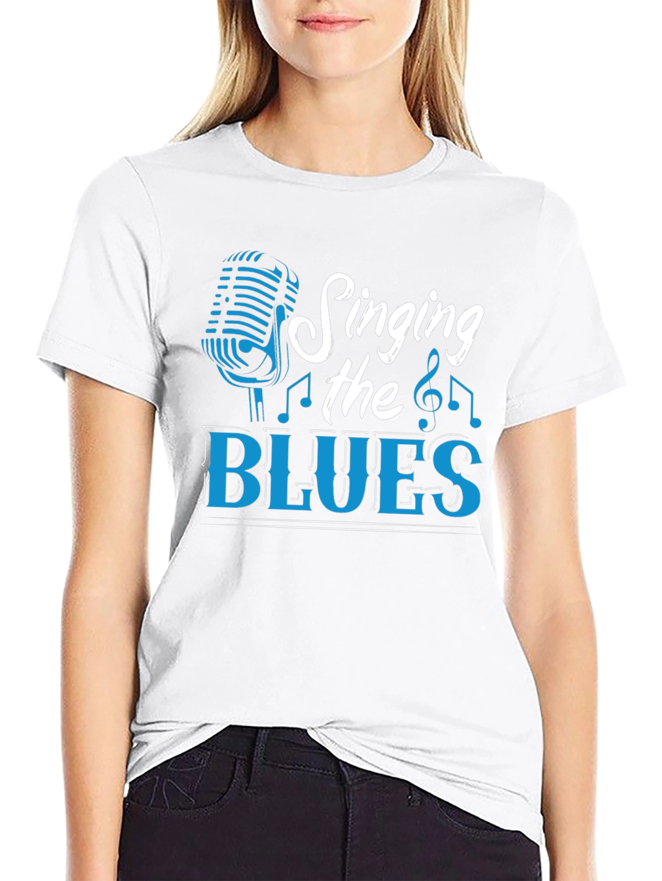Singing the Blues T-Shirt - Music Lover Tee