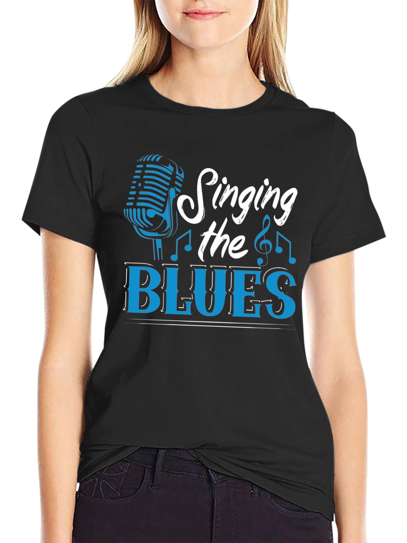 Singing the Blues T-Shirt - Music Lover Tee