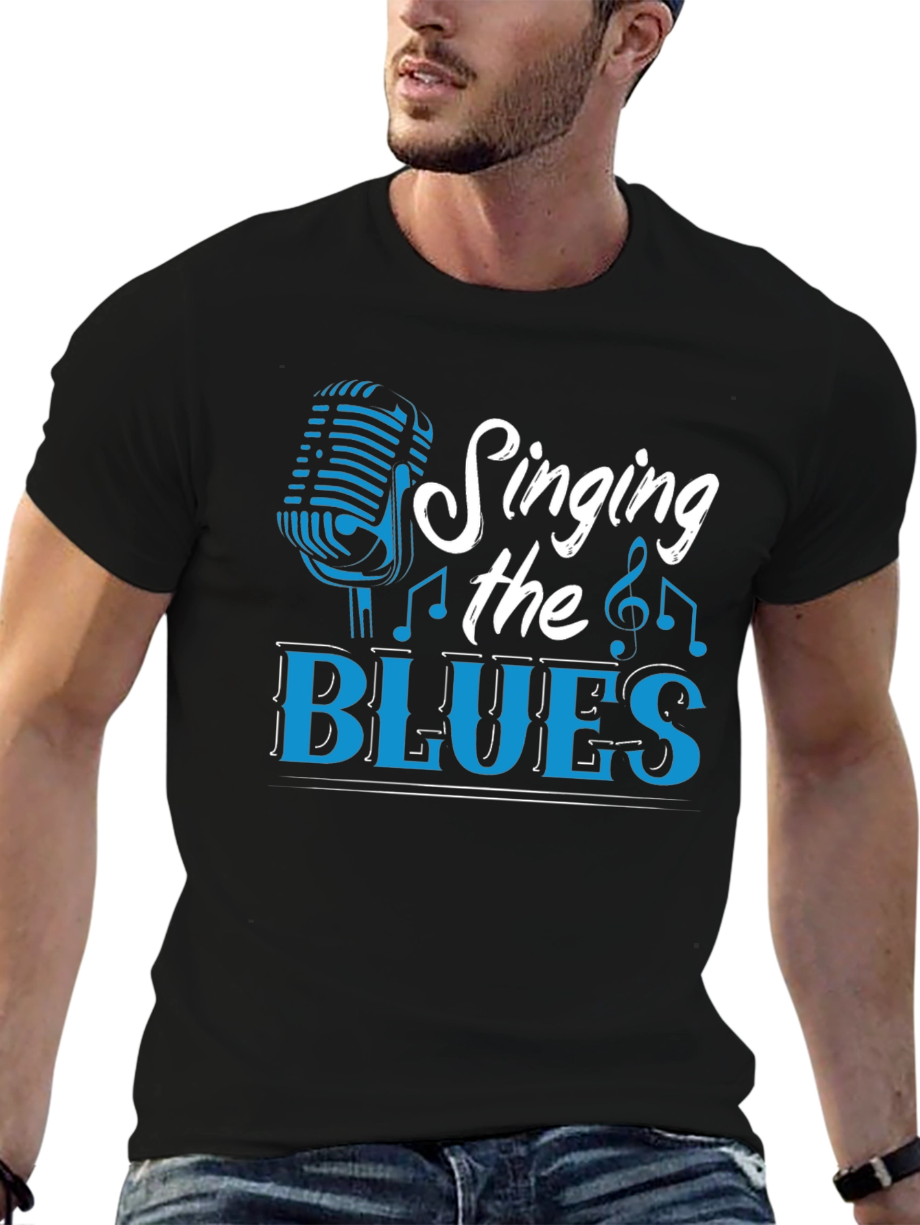 Singing the Blues T-Shirt - Music Lover Tee