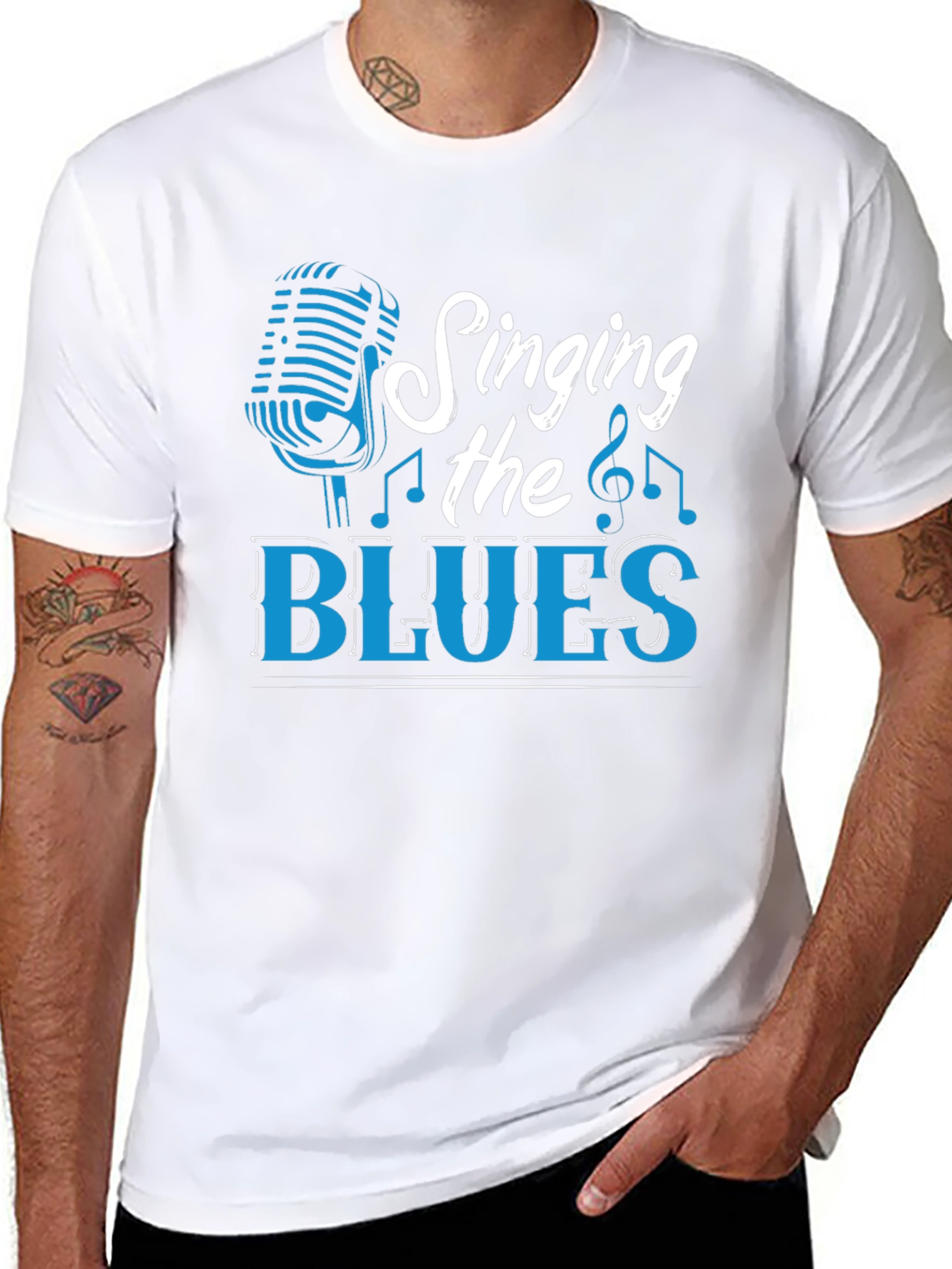 Singing the Blues T-Shirt - Music Lover Tee