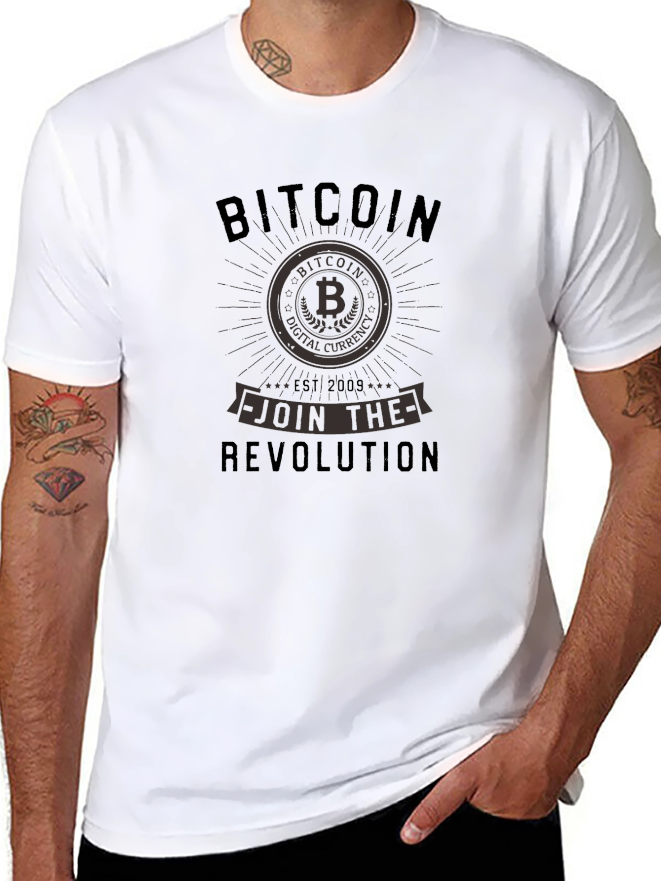 Bitcoin Revolution Tee - Crypto Currency T-Shirt