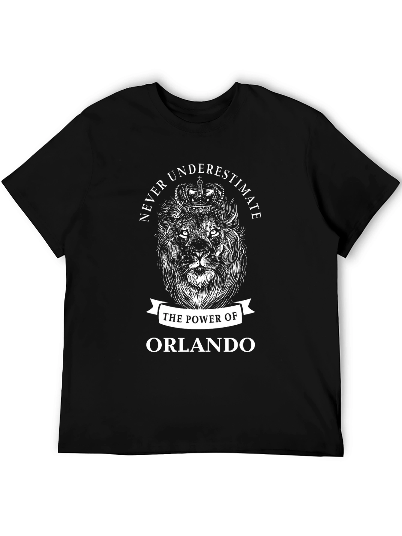 Orlando Power Lion Black T-Shirt