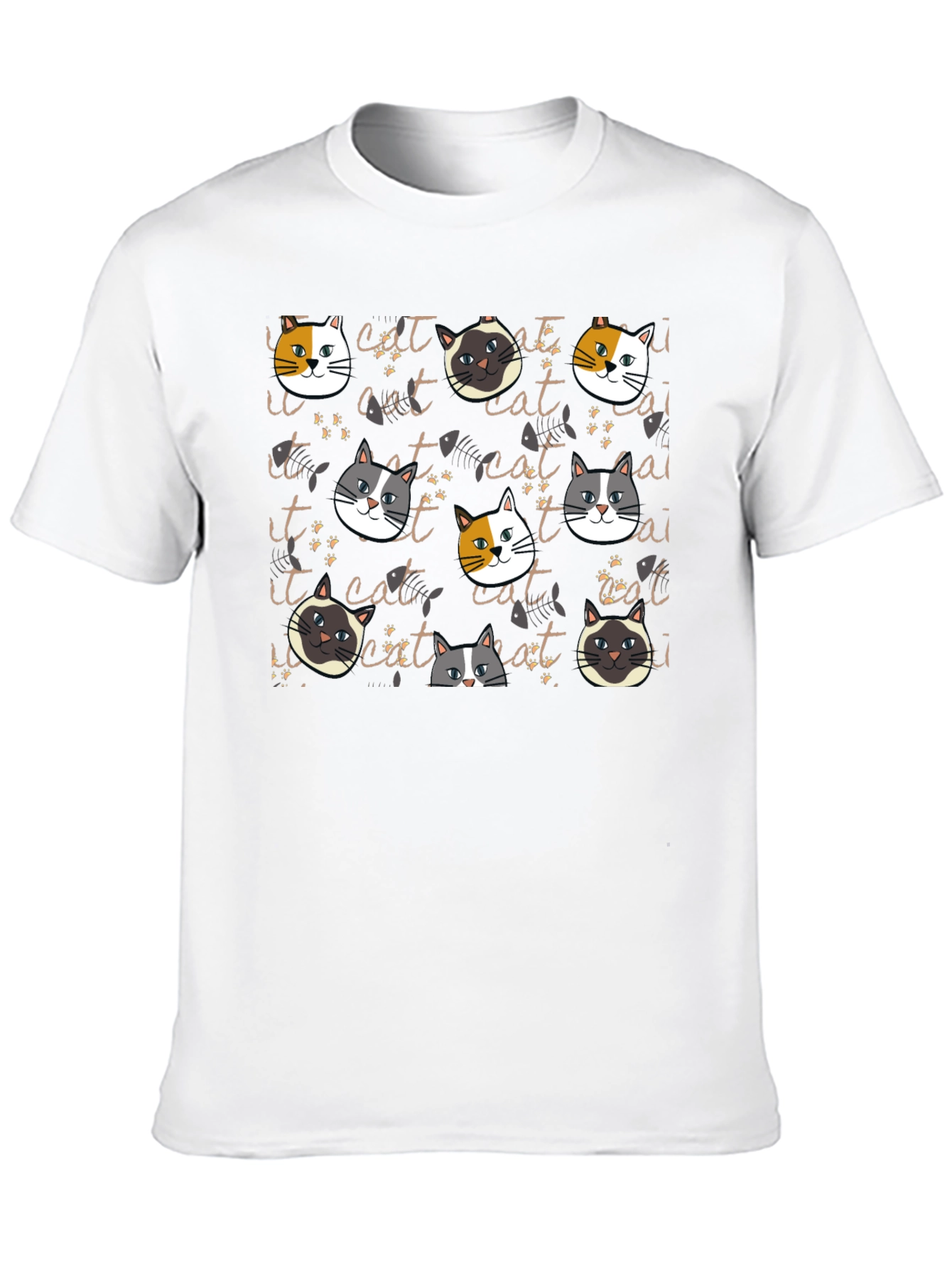 Cat Lover T-Shirt - Whimsical Feline Design