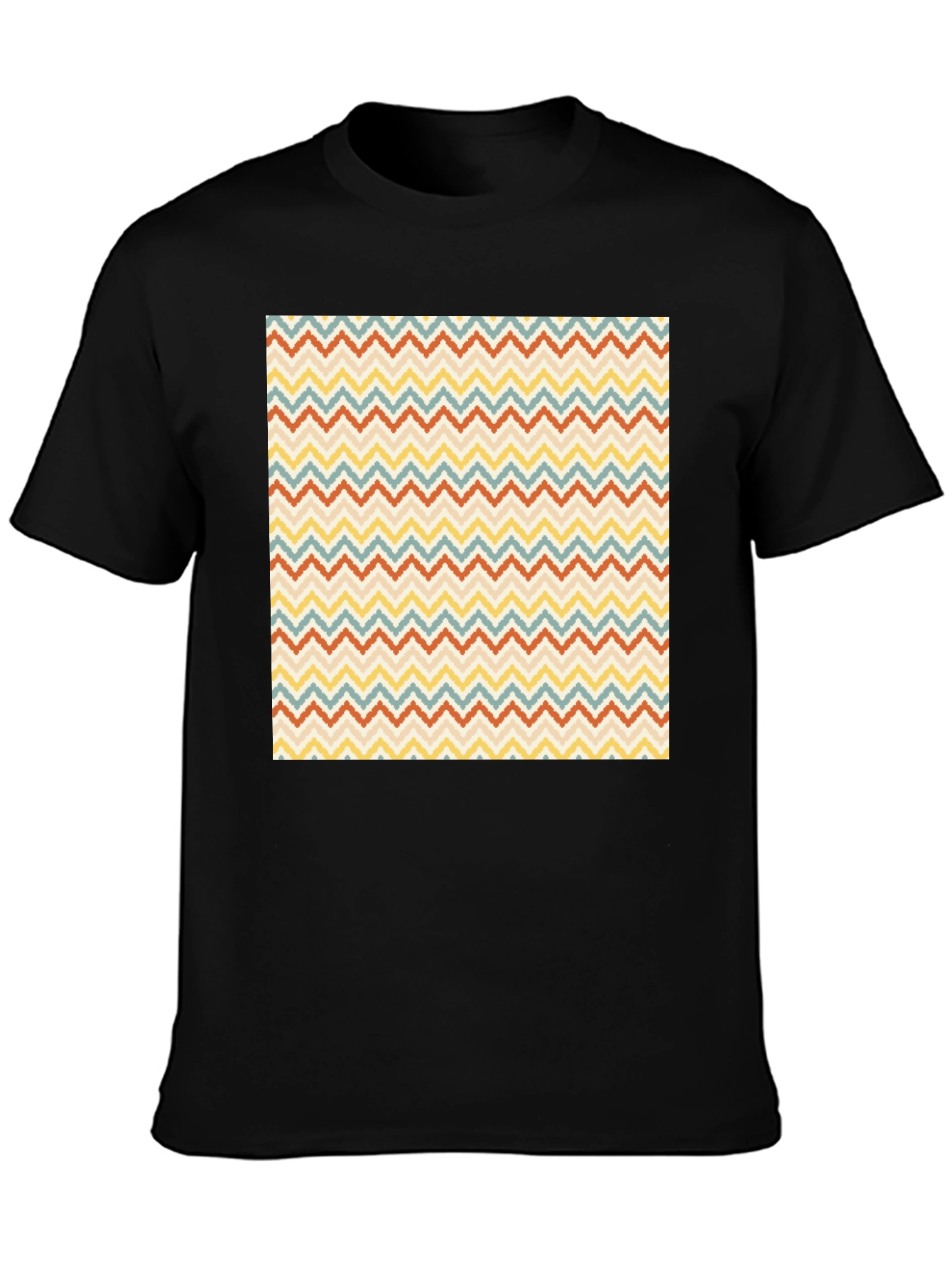Retro Zigzag Pattern T-Shirt