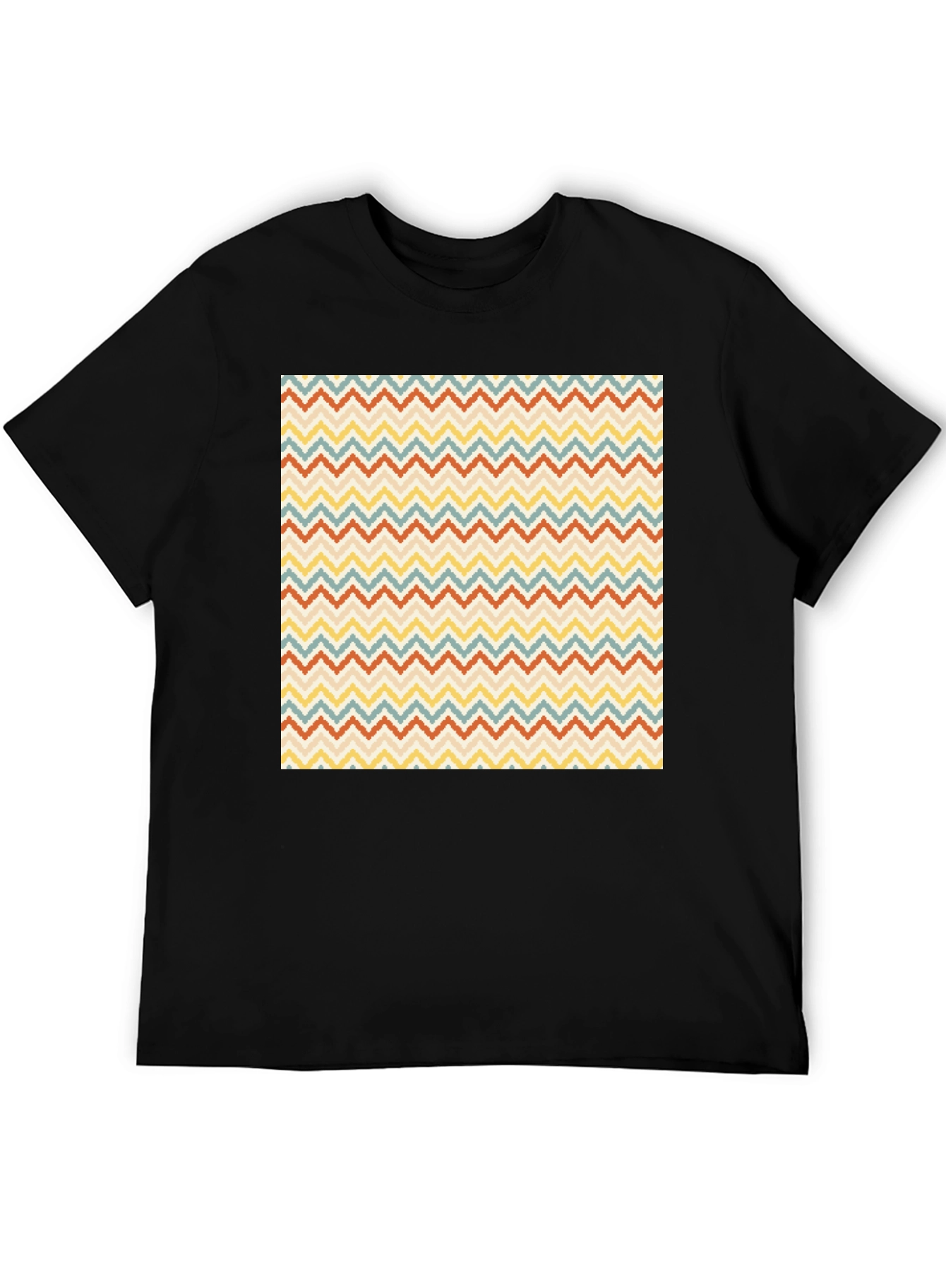 Retro Zigzag Pattern T-Shirt