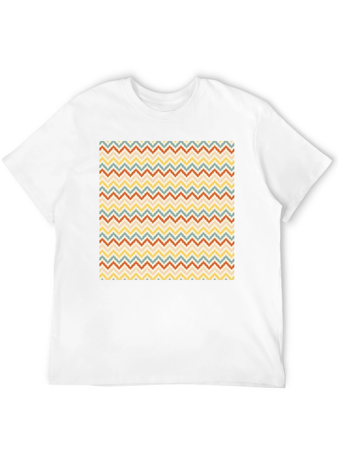 Retro Zigzag Pattern T-Shirt