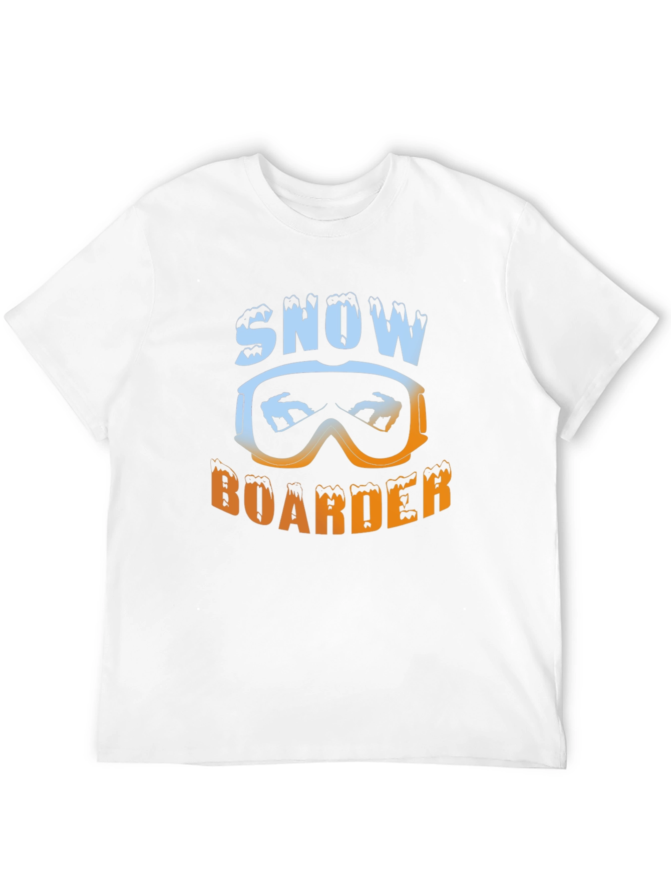 Snow Boarder Graphic Tee Shirt