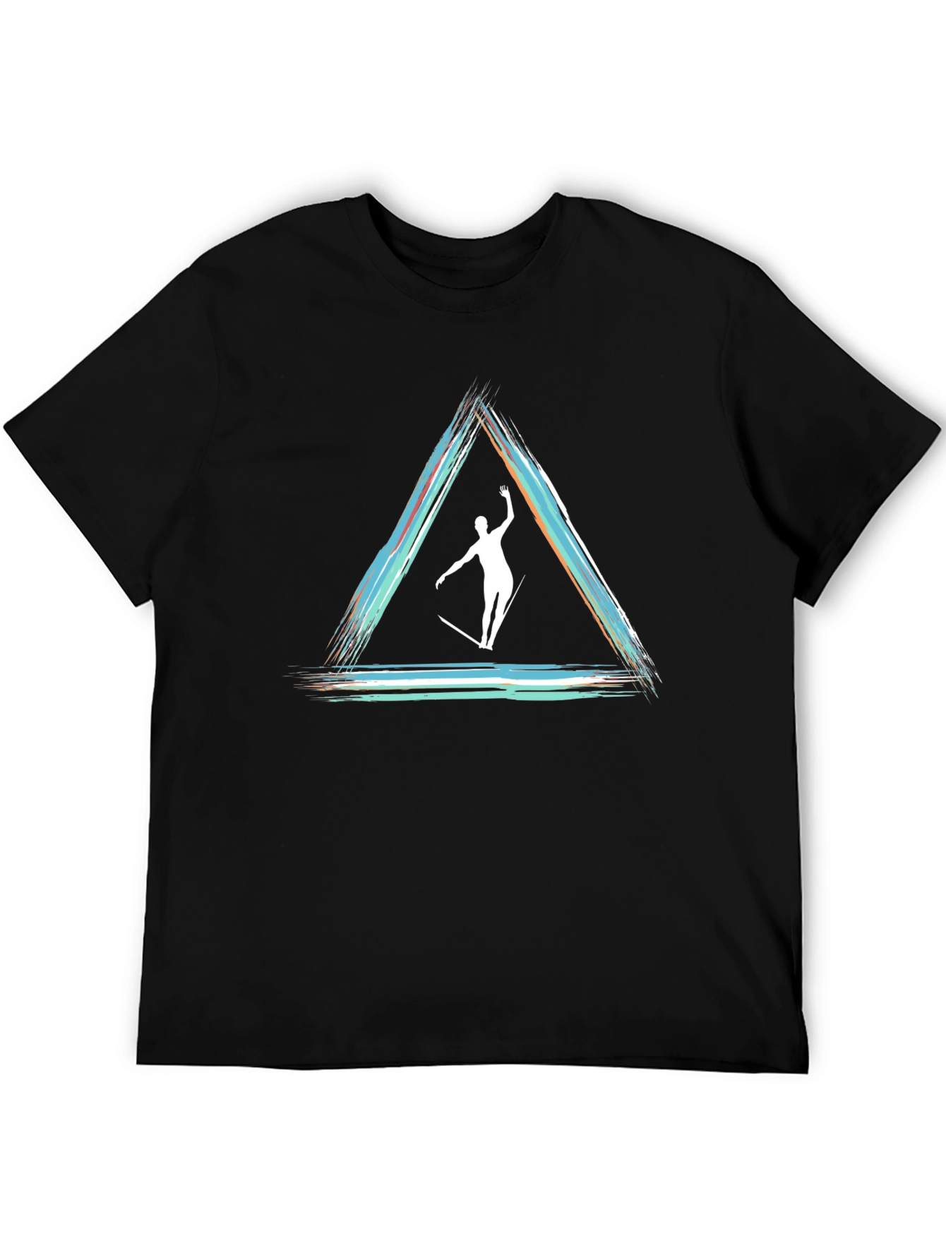 Abstract Triangle Slackline T-Shirt