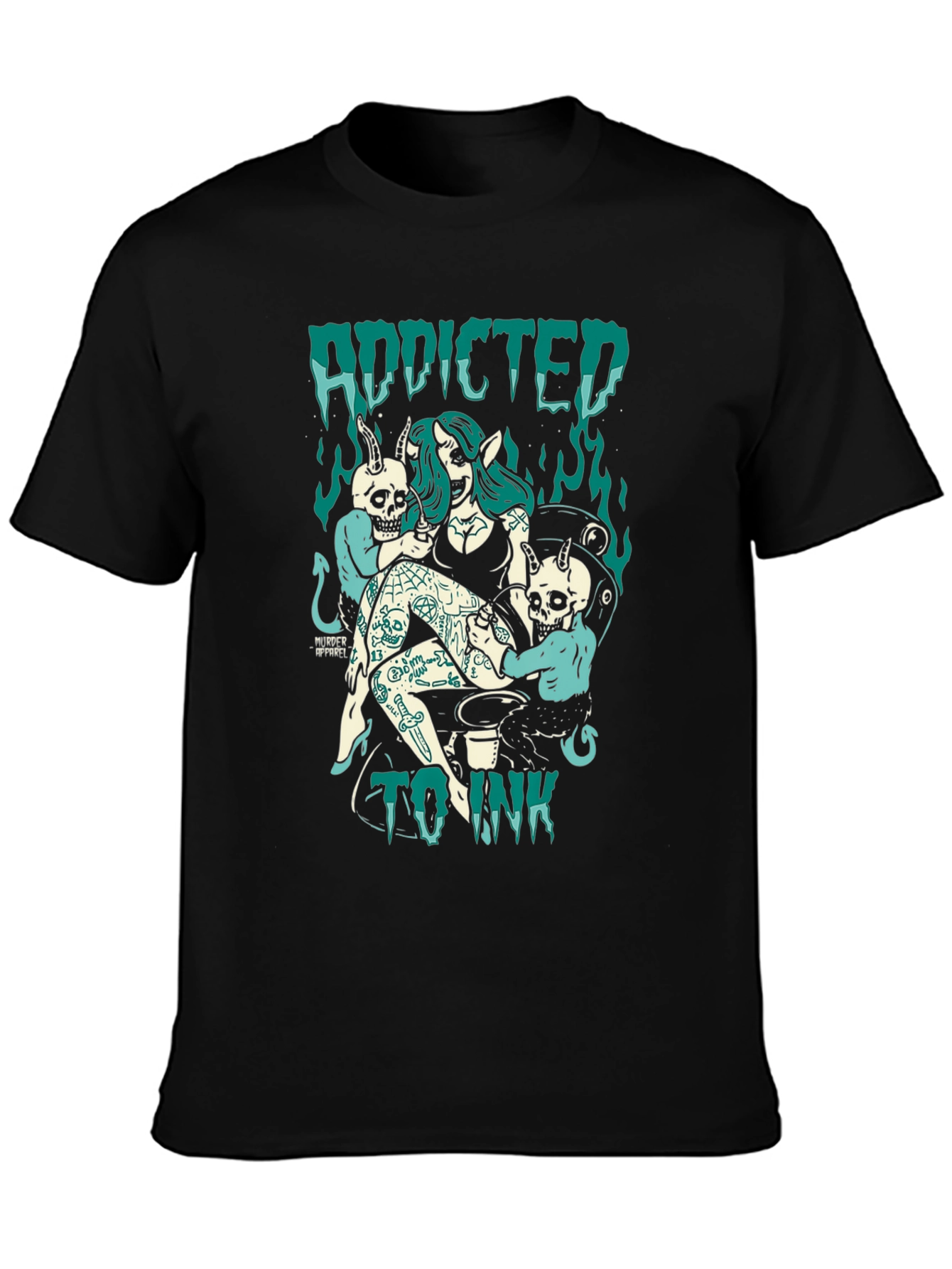 Addicted to Ink Graphic Tee - Black T-Shirt