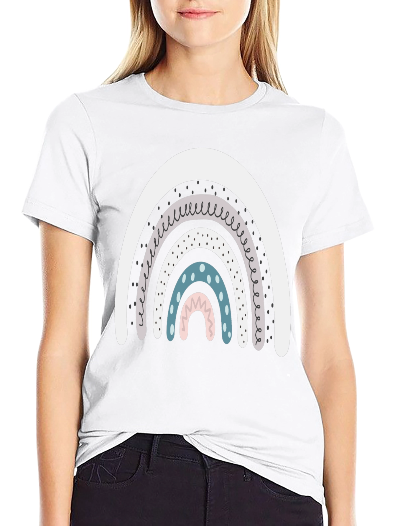 Rainbow Graphic Tee - Casual Comfort