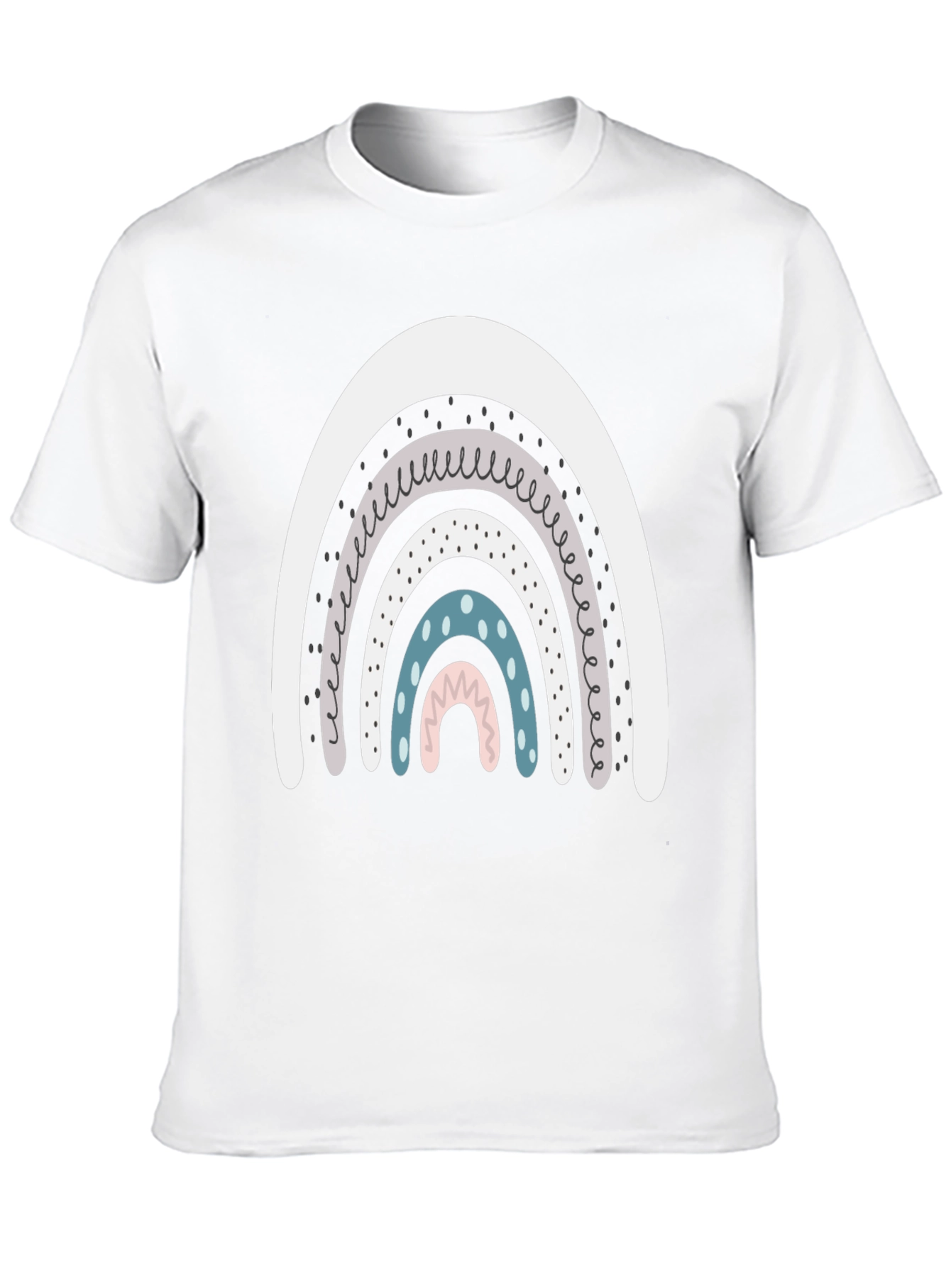 Rainbow Graphic Tee - Casual Comfort